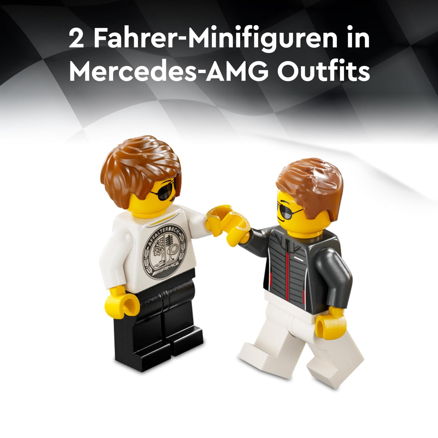 LEGO Speed Champions Mercedes-AMG G 63 & Mercedes-AMG SL 63, building set with 2 toy cars and 2 driver minifigures, gift for boys and girls, model car set, racing car toy 76924