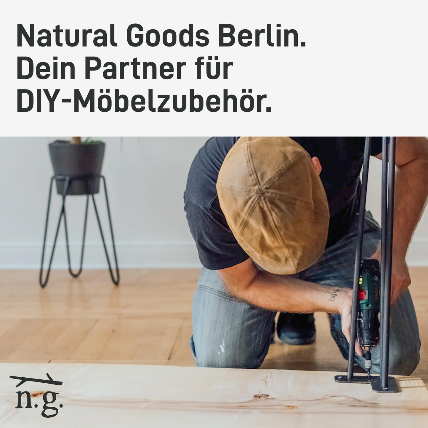 Natural Goods Berlin 2x Wall Console ANGLE | Washbasin Console stable | Easy wall mounting | Shelf bracket made of metal in white | Heavy-duty angle for sink & wall shelf | 450mm