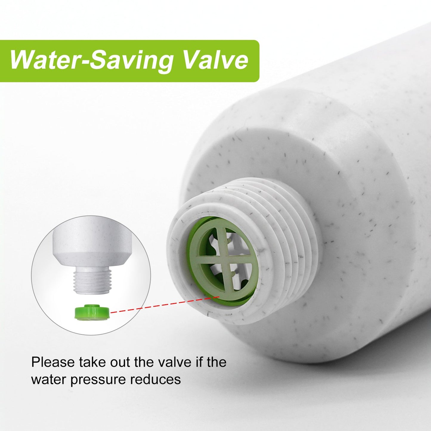 Miniwell Filter Shower Head With Metal Hose L750 - Filtered Shower Head - Shower Filter - Filter For Shower - Shower Water Filter With Replaceable Cartridge