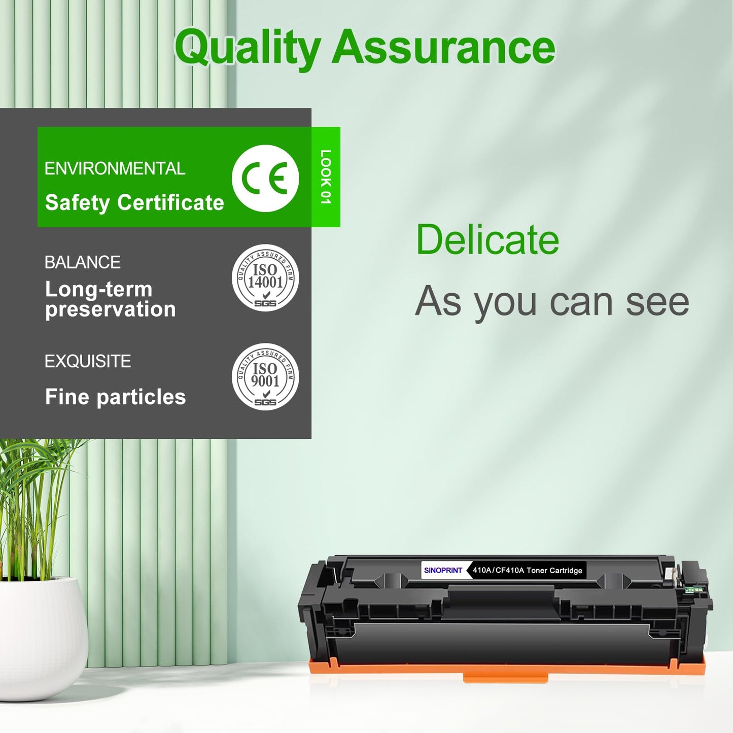 SINOPRINT 410A Black Compatible HP CF410A 410A CF410X 410X Toner Cartridge for HP MFP M477fdw Toner black for Color Laserjet Pro MFP M477fdw M377dw M477fdn M477fnw M452dn M452dw M452nw