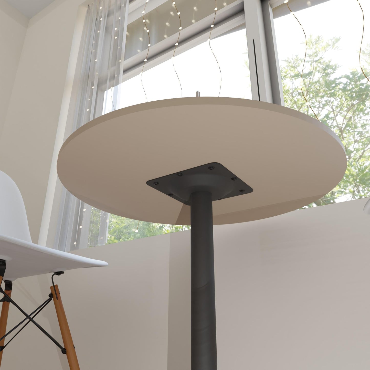 ONPIRA® table base black Height 72cm powder-coated including floor leveling screws