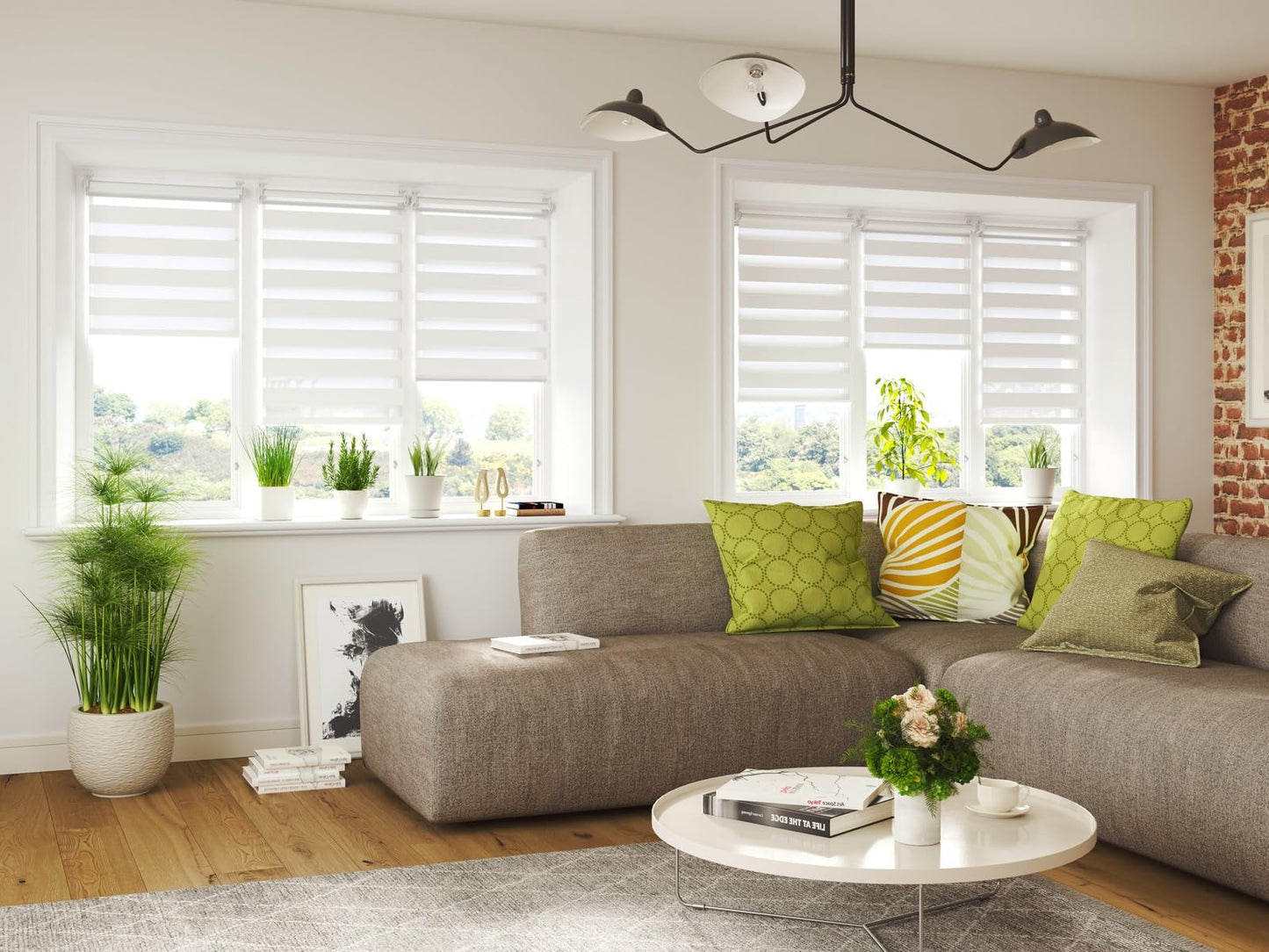 Double roller blind clamp fix without drilling 110cm x 130cm red duo roller clamp blind sun protection blind window blind for windows & doors zebra blind side pull blind.