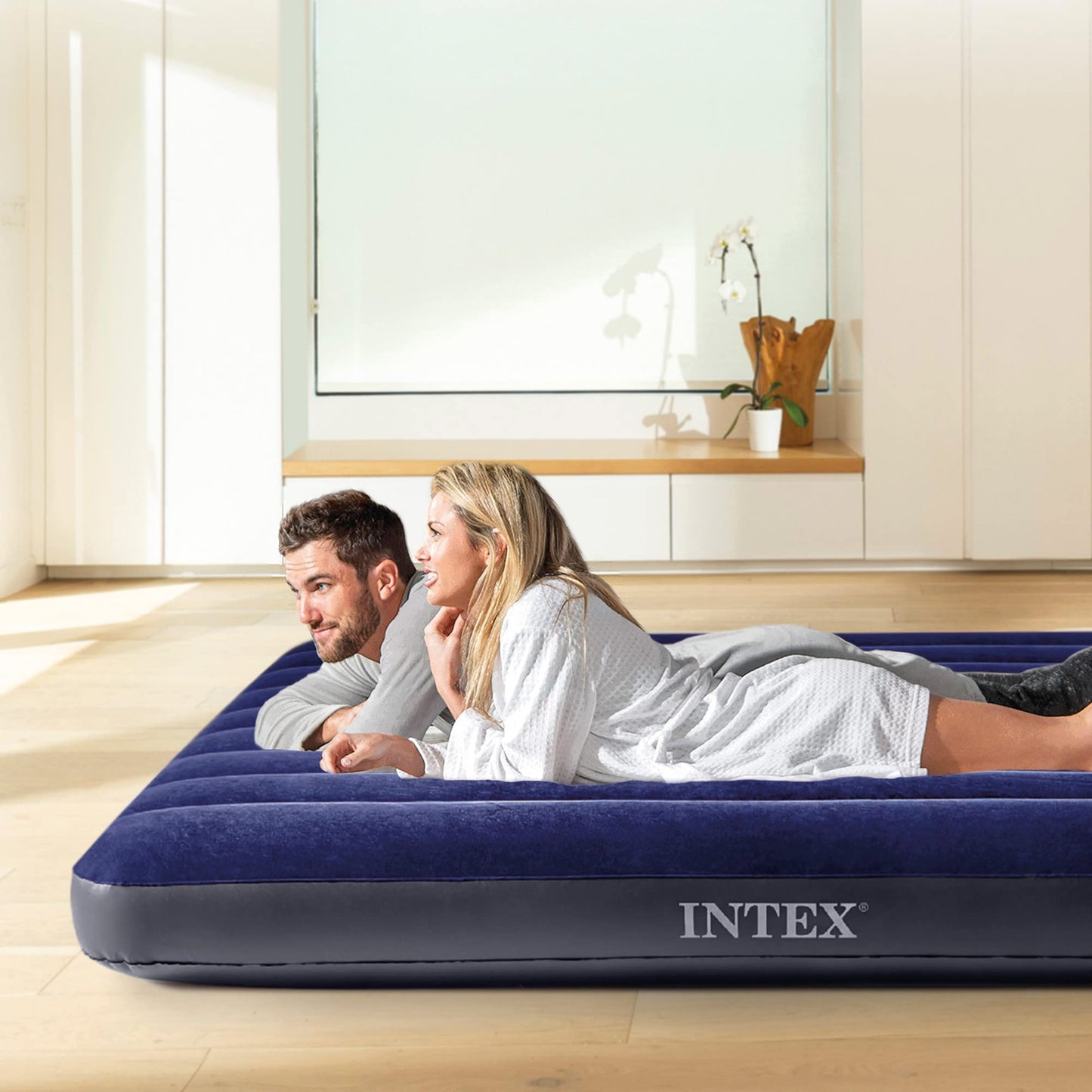 Intex 64765 Airbed, Multicolor, 203 x 152 x 25 cm (Set)