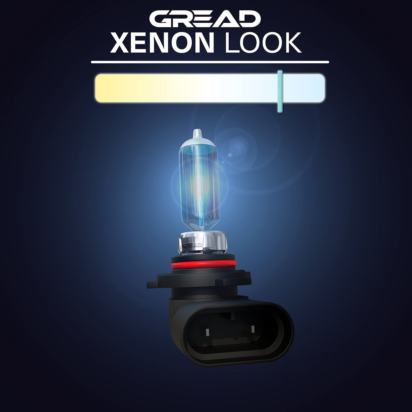 Great - HB4 Car Lamp HB4 12V 55W - super-white - headlights 8500k E-mark free registration - Xenon Optic - 2 pieces