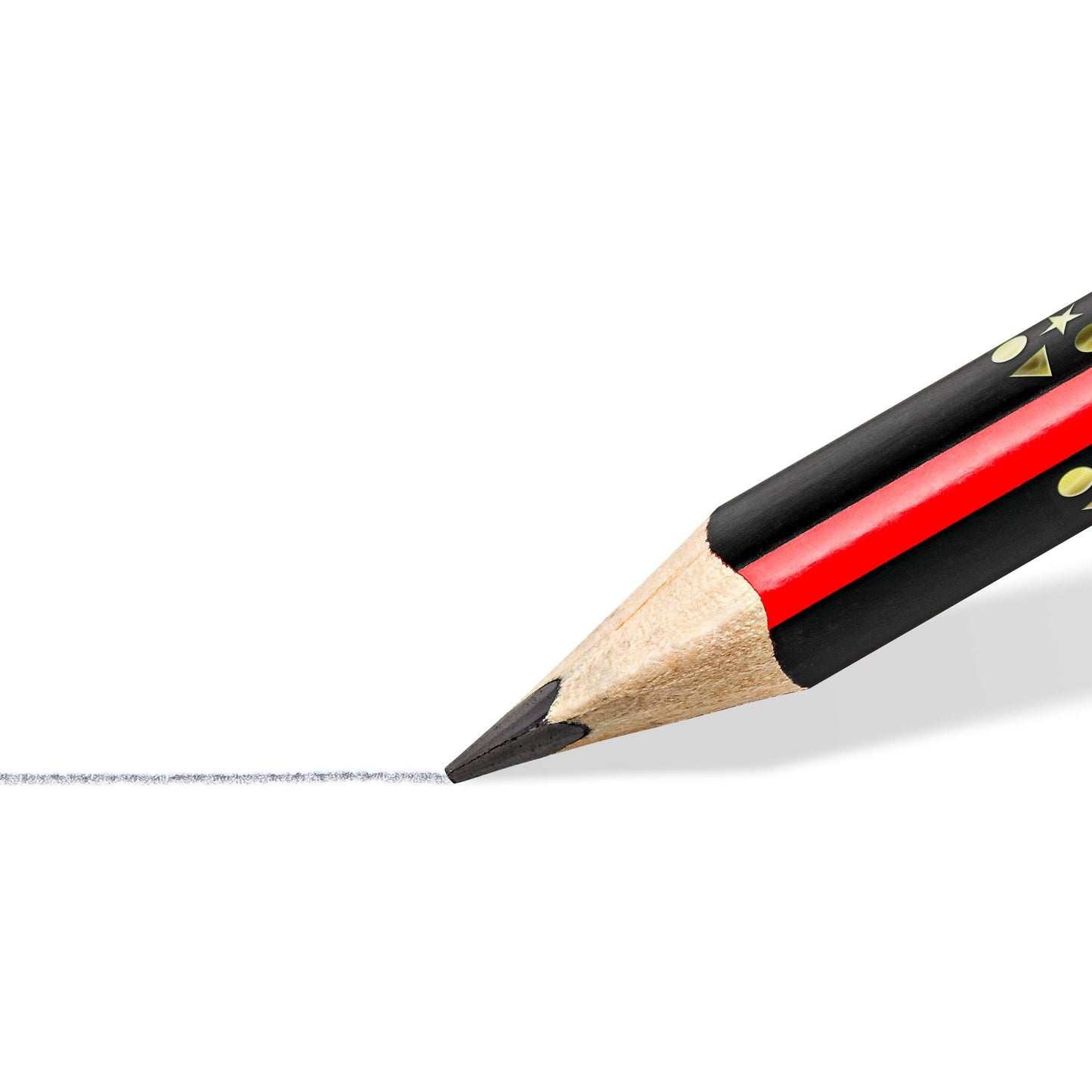 STAEDTLER 1285-2KP50 Noris Club Jumbo Writing pencil, hardness grade HB, case with 50 pieces.