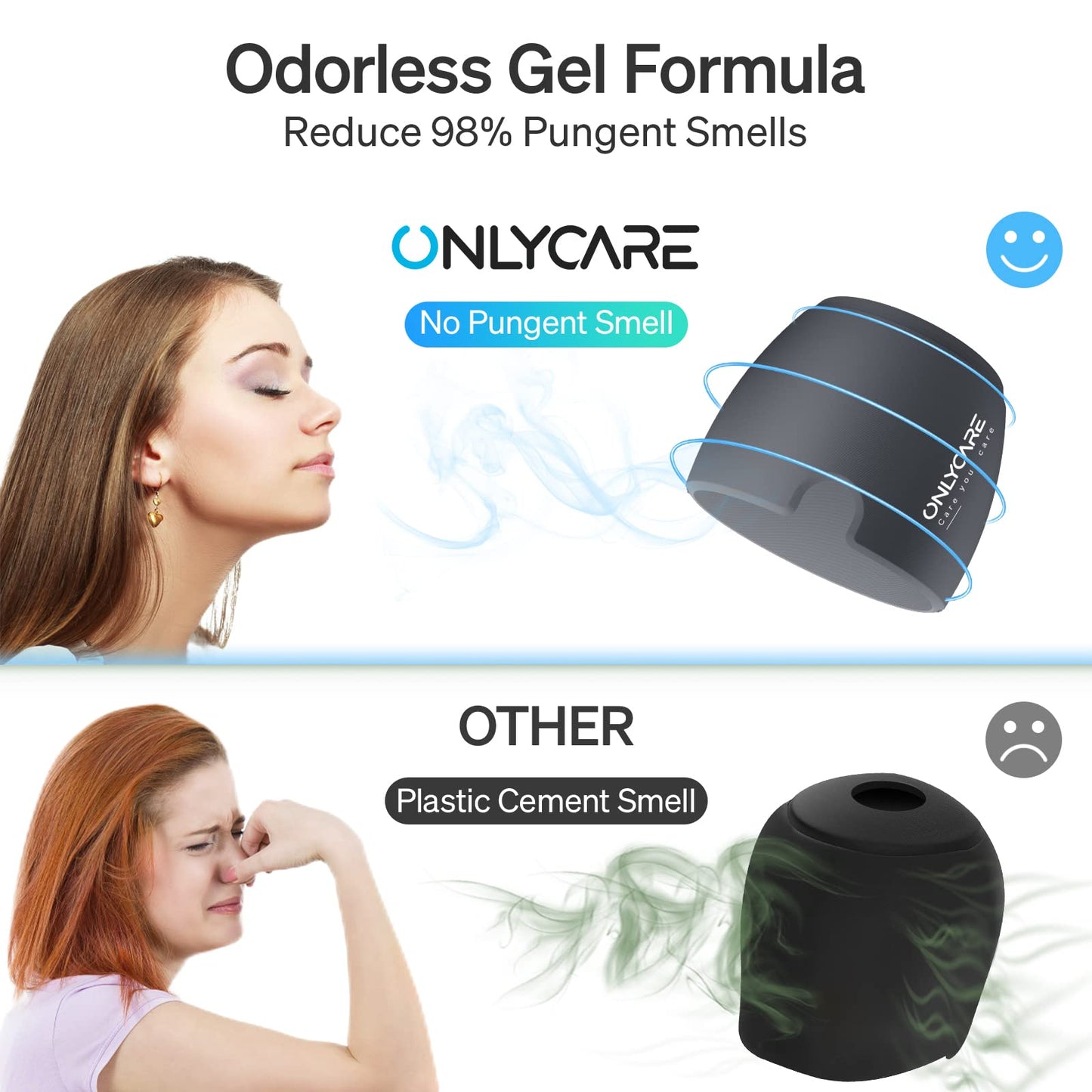 ONLYCARE Migraine Mask, Upgraded Cooling Mask Sleep Mask Cooling Cap 360° Gel Surround cooling pads for migraine, headaches, pressure
