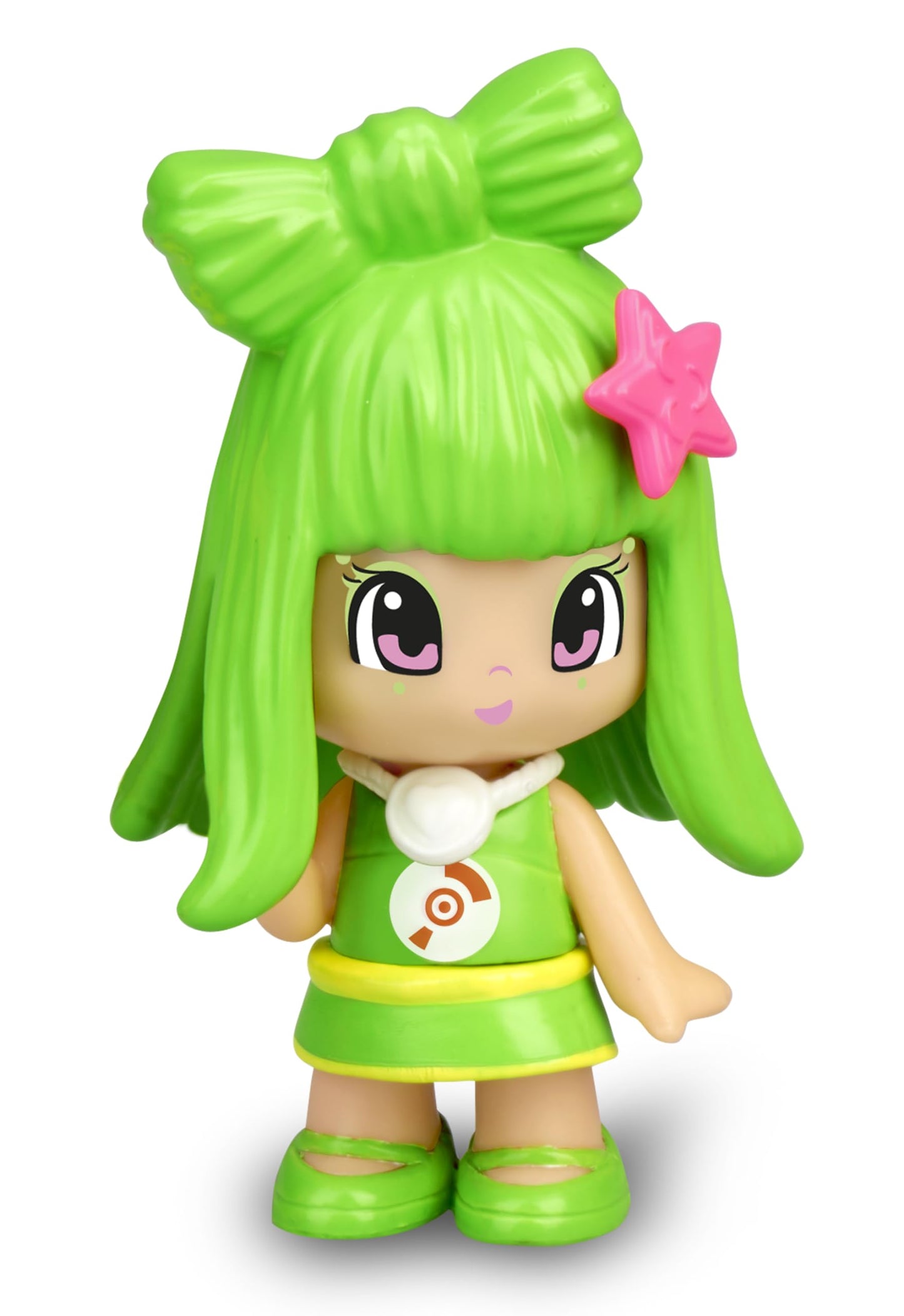 Pinypon Mix & Match Neon Party - Container with 5 Exclusive Figures for kids ages 4 to 8 (Famosa 700015210)