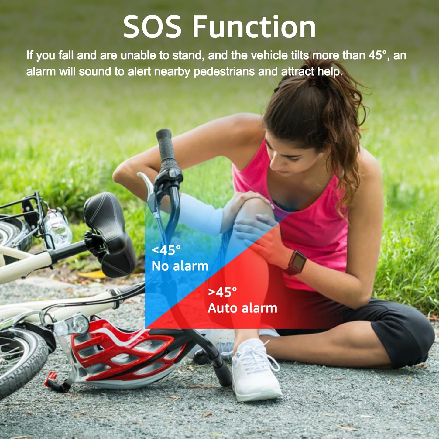 NineLeaf bicycle alarm with remote control, anti-theft bicycle alarm system for motorcycle, car, scooter, wireless vibration detection, 113dB super loud anti-theft protection.