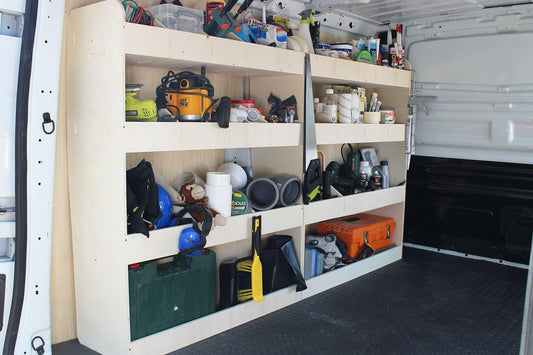 VANIFY - Compatible with Renault TRAFIC L2 2015+ vehicle equipment, vehicle shelves, complete driver side shelf