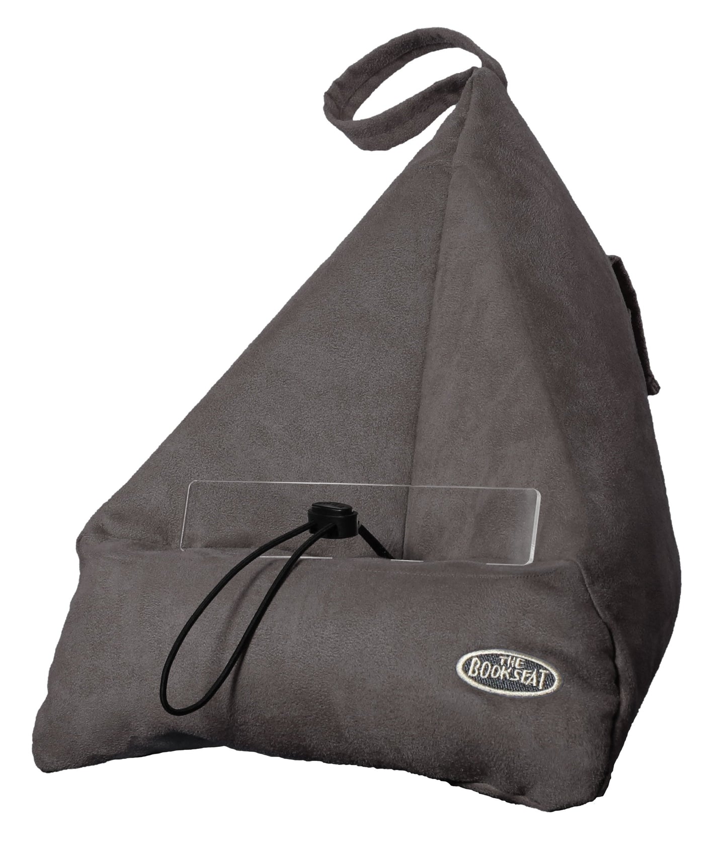 Book Seat 9346017000093 Reading sack/book support/book pillow/tablet PC holder/travel pillow with pocket, gray
