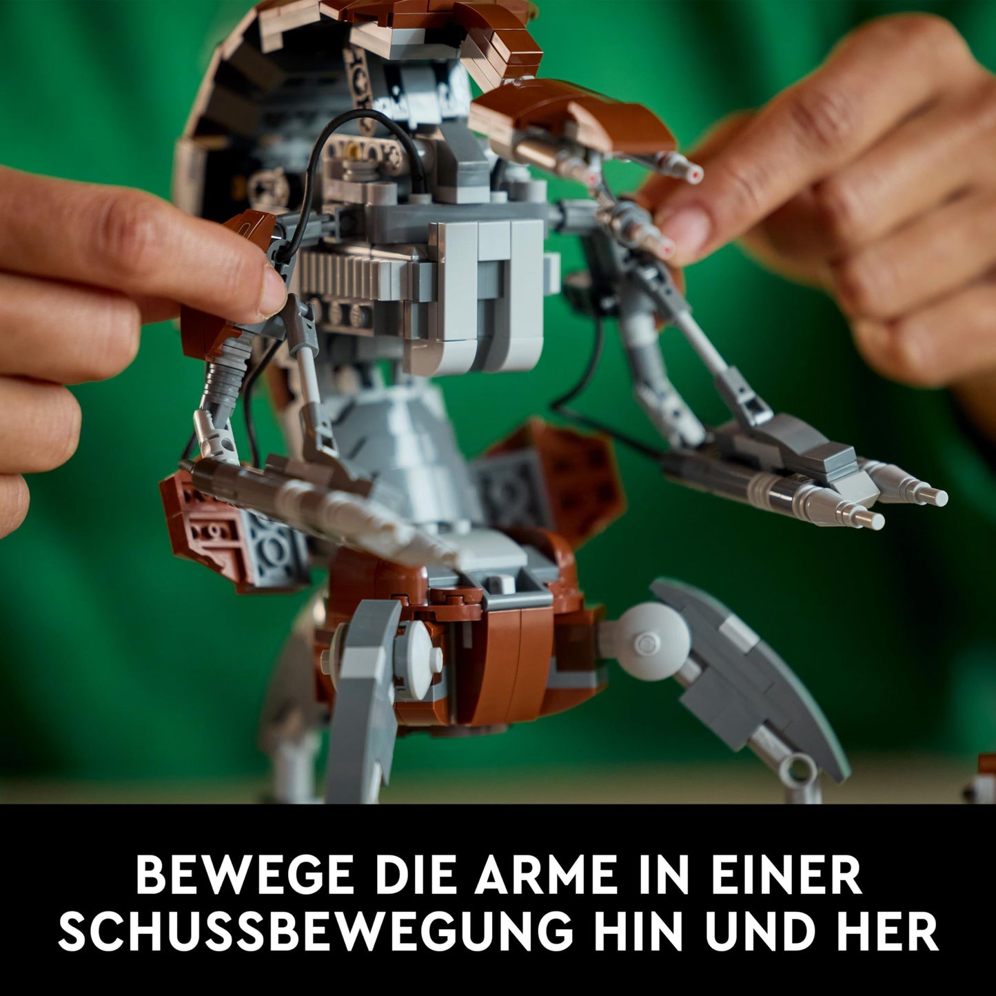 LEGO Star Wars Droideka Set, Droid model building kit for adults, office decoration, collector's item, gift idea for men and women 75381