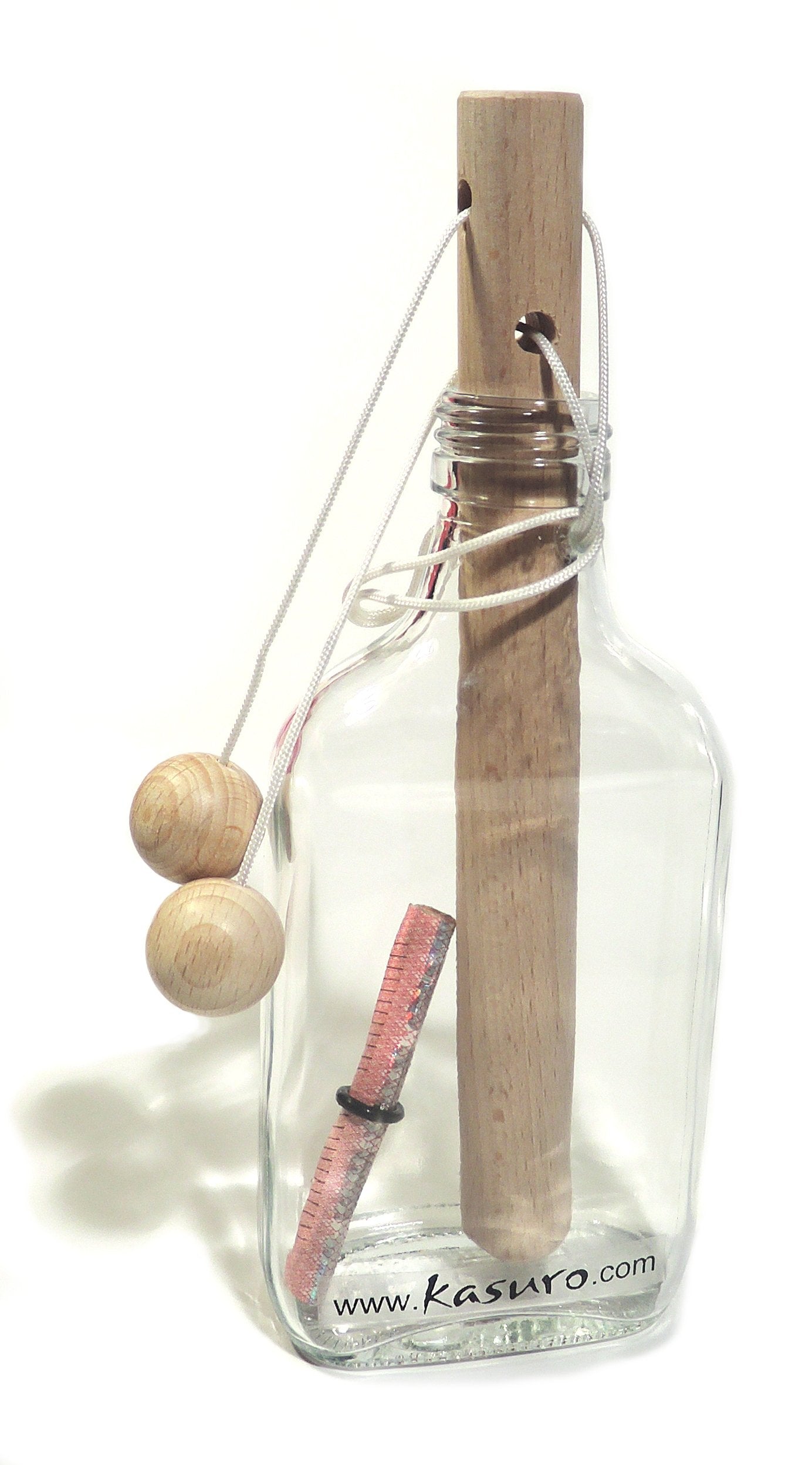 kasuro bottle safe 3-piece set: screw, loop, knot | money gift packaging | Your money gift for wedding, confirmation, communion, coming of age, birthday ...