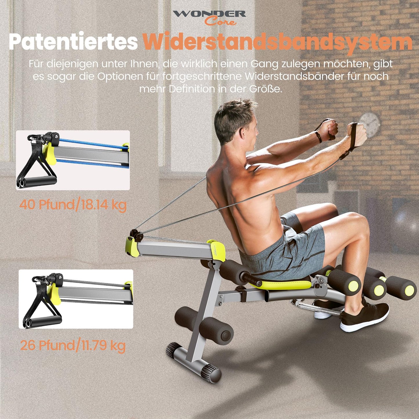 Wonder CORE Fitness Benches Weight Bench, Abdominal Training Equipment, Adjustable Abdominal Machine for Abdominal Training, Sit-up Training Equipment for Home Workouts, Training Chair