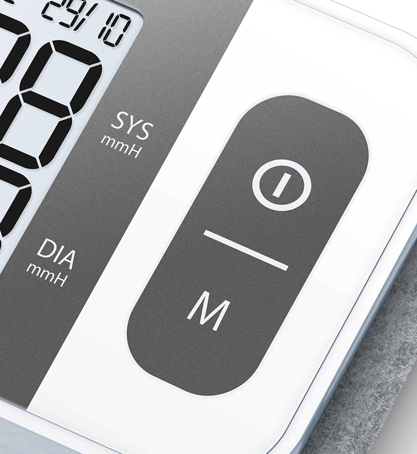 Sanitas SBC 15 wrist blood pressure monitor, fully automatic blood pressure and pulse measurement, warning function for possible heart rhythm disorders.