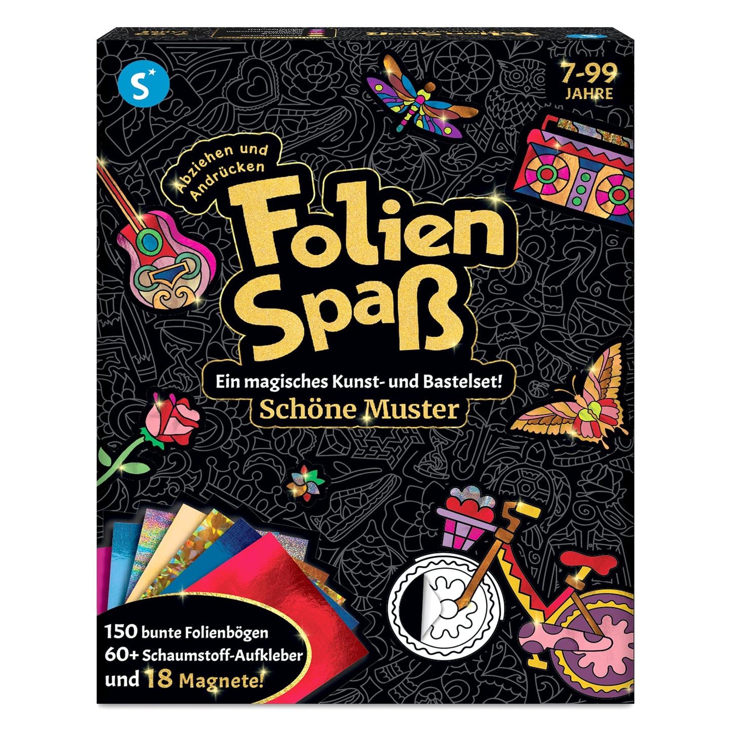 Skillmatics Slide & Seek - Pretty patterns, Easter basket fillers, mess-free art, magnets, DIY colorful creative activity, craft sets, gifts for kids, teens, adults, families.