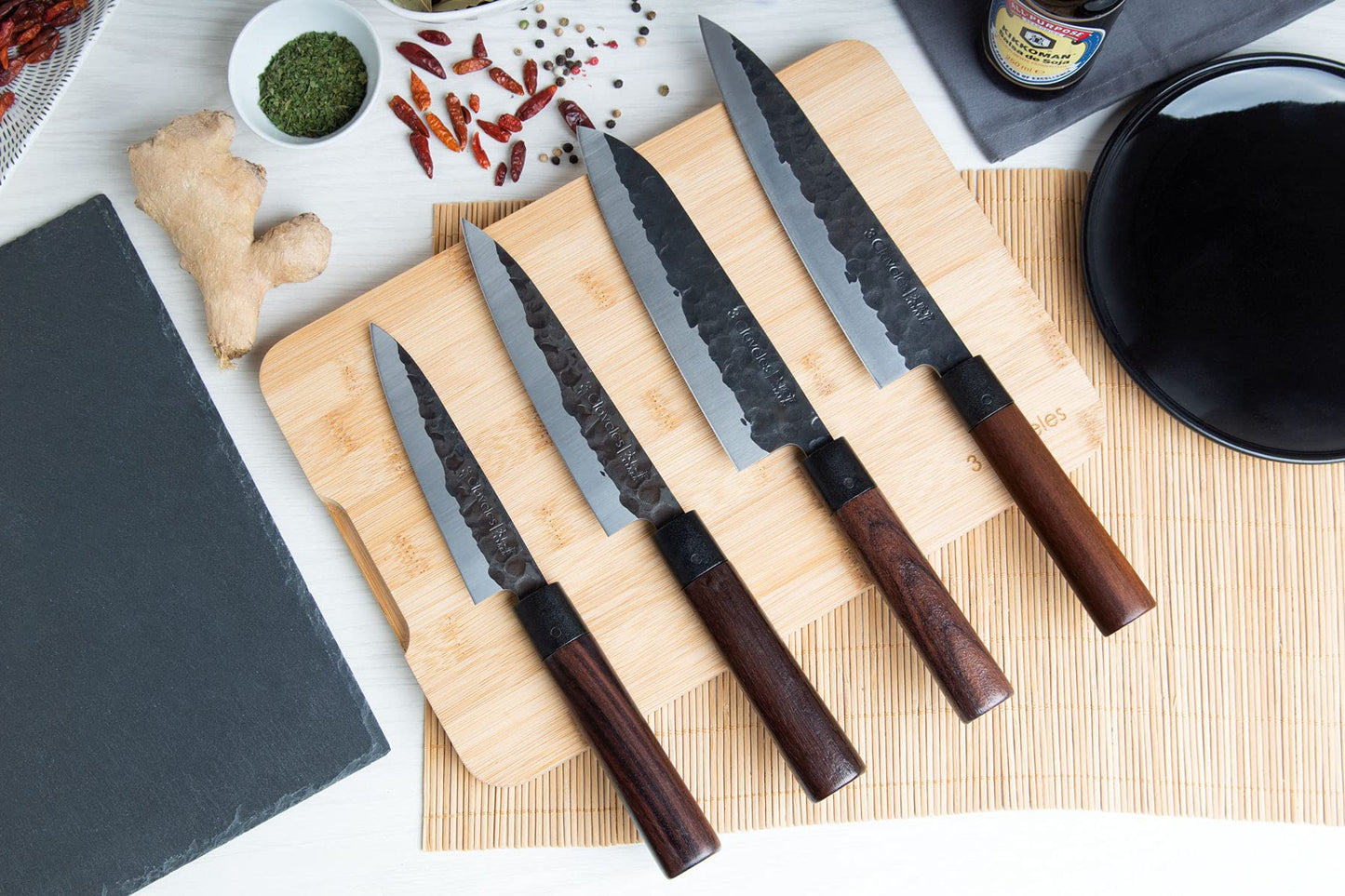 3 Claveles Osaka Japan Usuba Knife 18 cm Wood