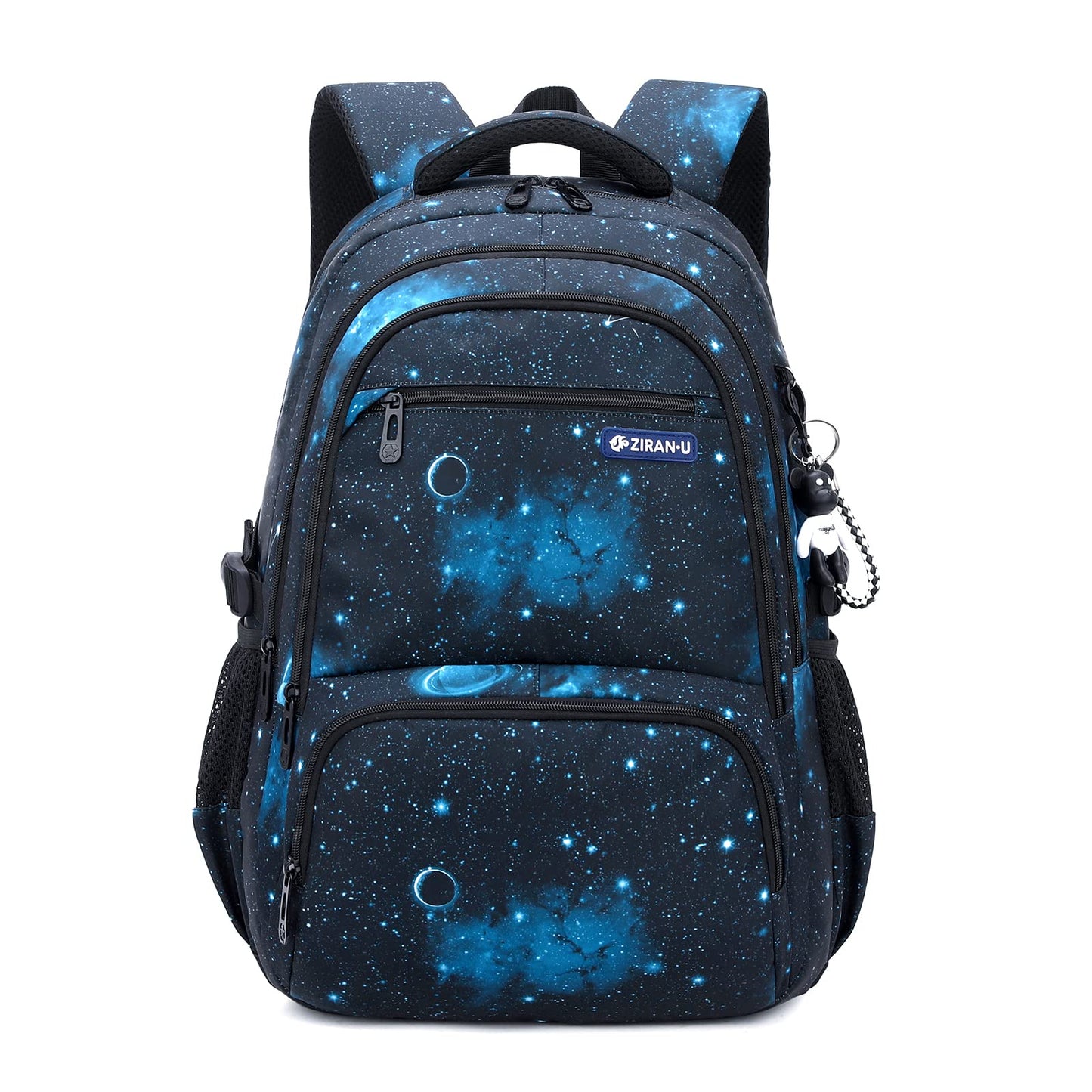 Amythe School Backpack for Boys, School Bag with Trolley Straps 16 Inch Waterproof Daypack Large Nylon Casual Children's Backpack for 3-9th Grade for School and Travel