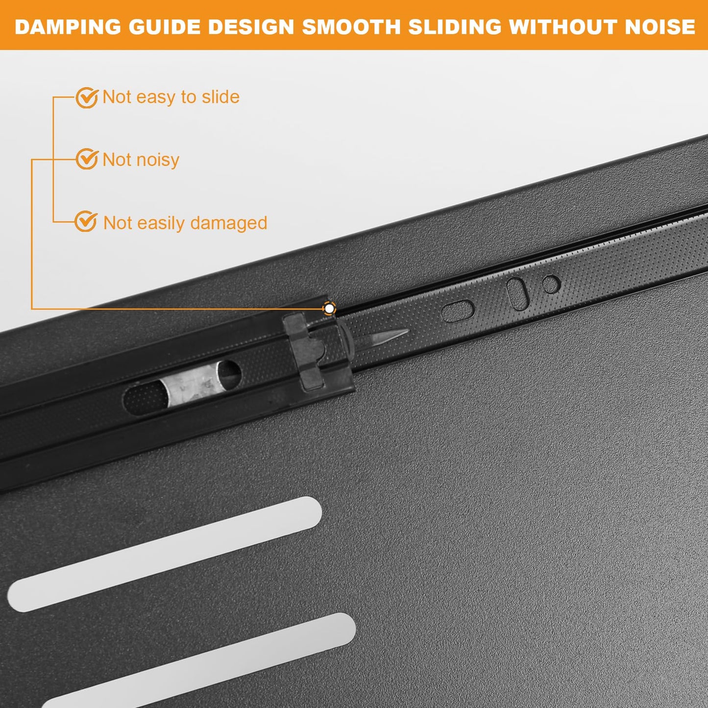 IGTOPS 2 Piece Telescopic Drawer, Pull-Out Drawer Storage Shelves for Kitchen Cabinets, Extendable Pull-Out Drawer (30cm W x 43cm D x 9cm H), No Drilling or Nailing Required