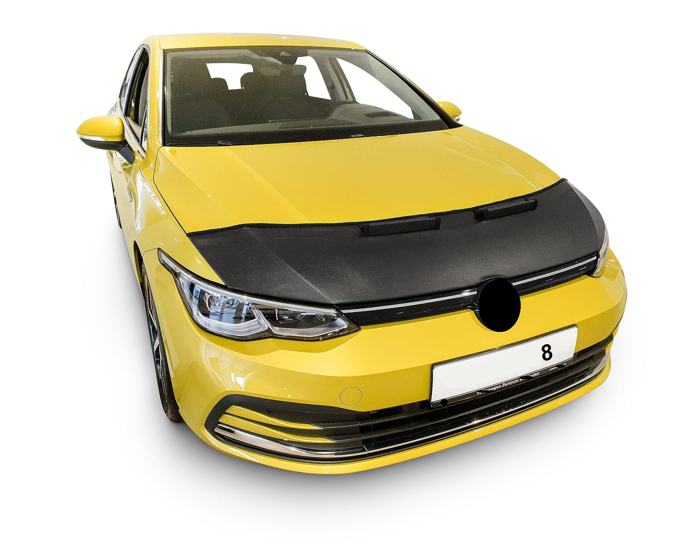 AB3-00547 Car Bra compatible with VW Golf 8 year of construction from 2019 Bonnet Bra stone chip protection tuning Bonnet Bra