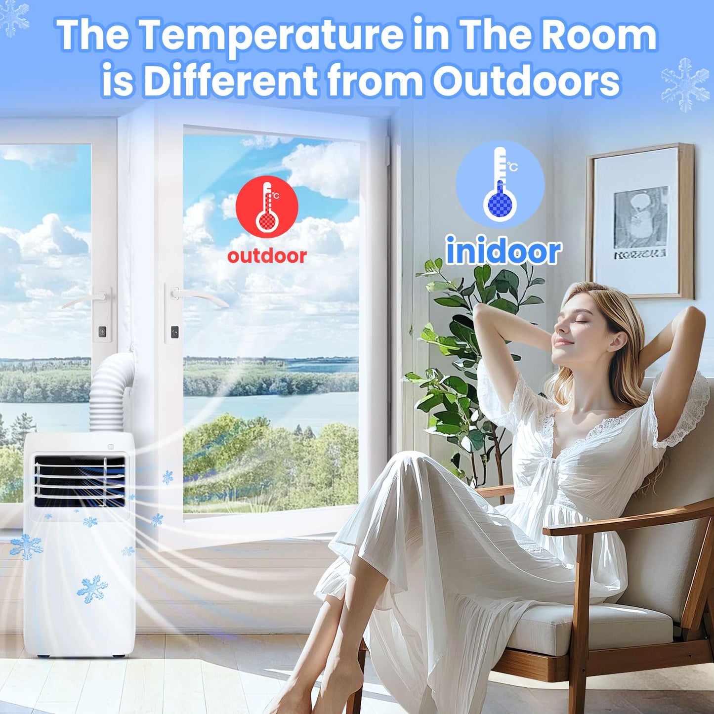 Air conditioner window seal, window seal for portable air conditioners, dryers, exhaust dryers, 400CM (157") Hot Air Stop for windows, Double Zip for skylights, casement windows.