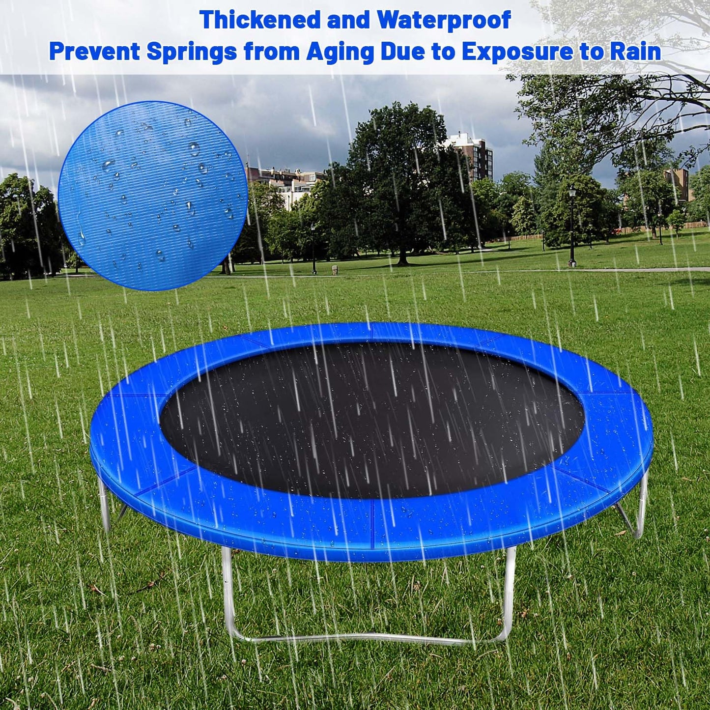 Trampoline edge cover Ø 305 cm UV-resistant spring cover outdoor weather protection trampoline protection cover