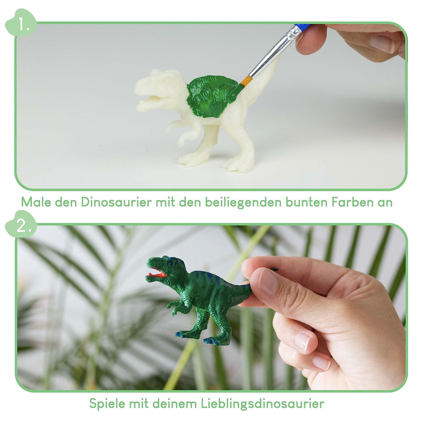 BONNYCO Dinosaur Party Favors for Kids Birthday, 16-piece Art Set. Ideal for goody bags, pinata fillers, and crafting activities for boys. Great small gifts for children.