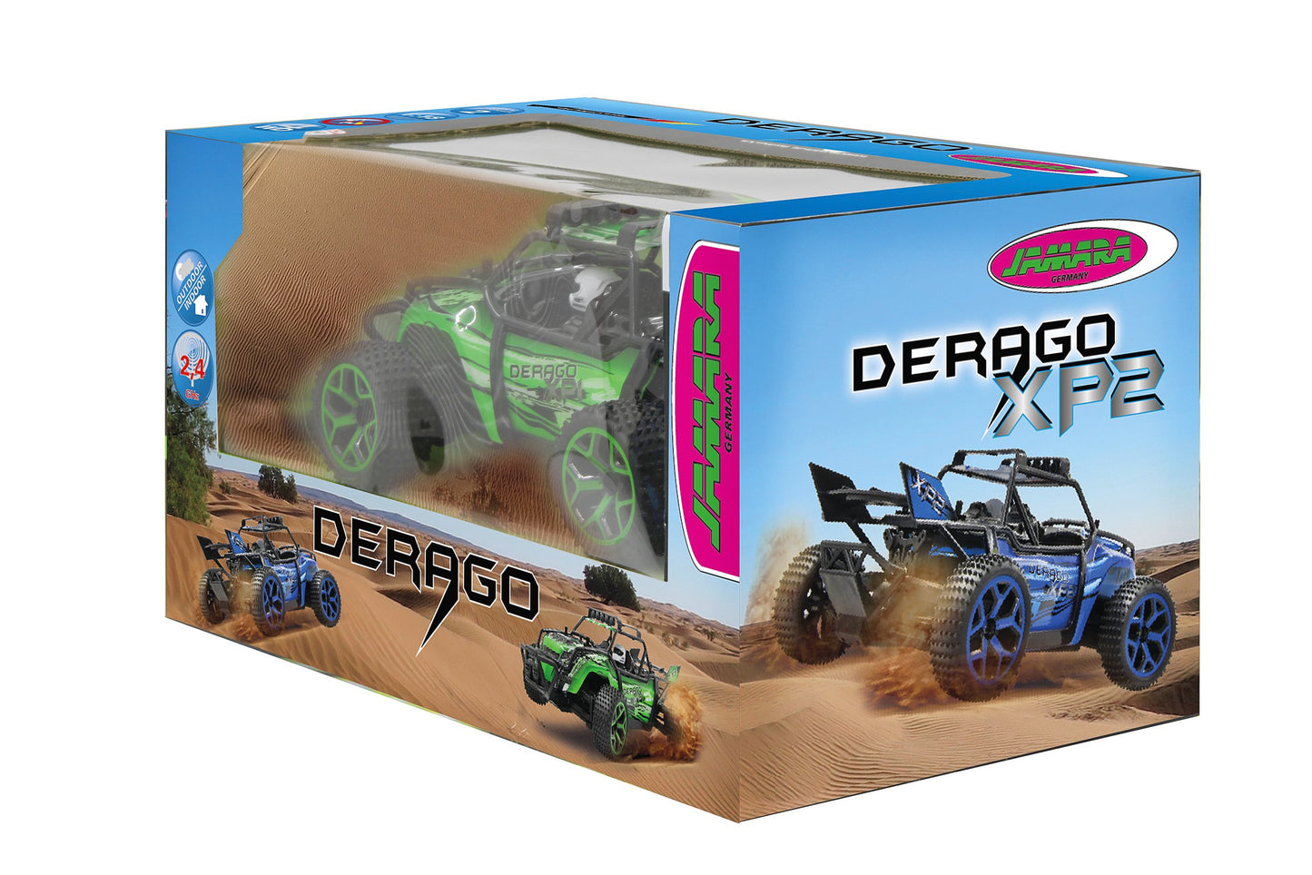 JAMARA 410012 - Derago XP1 4WD 2.4 GHz vehicle, green