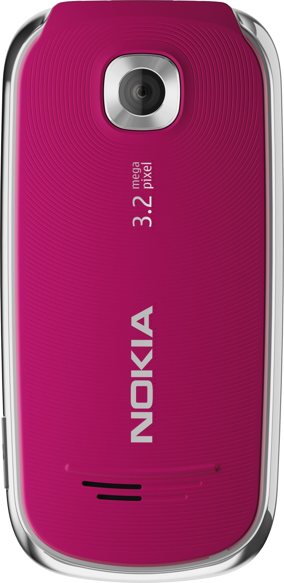 Nokia 7230 mobile phone (3.2 MP, music player, Bluetooth, flight mode, 2GB memory card, slider) in hot pink.