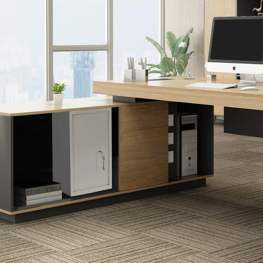 YRHome furniture safe XL-35x31x50cm with 2 key lock & mounting screws. Floor-wall safe money cabinet Beige.