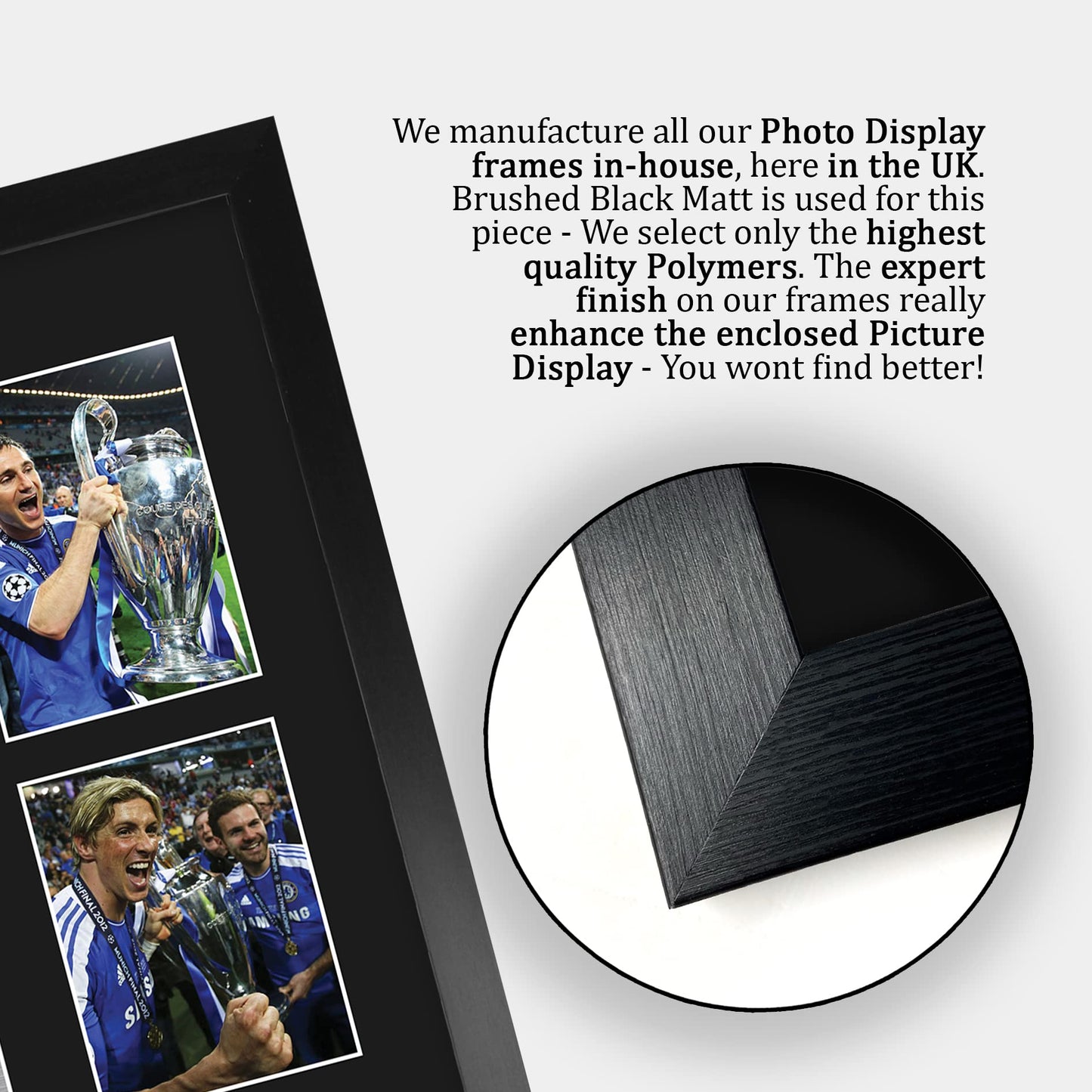 HWC Trading FR A3 Winners 2012 Printed Memorabilia Signed Autograph Photo Display For Football Fans And Supporters - A3 Framed