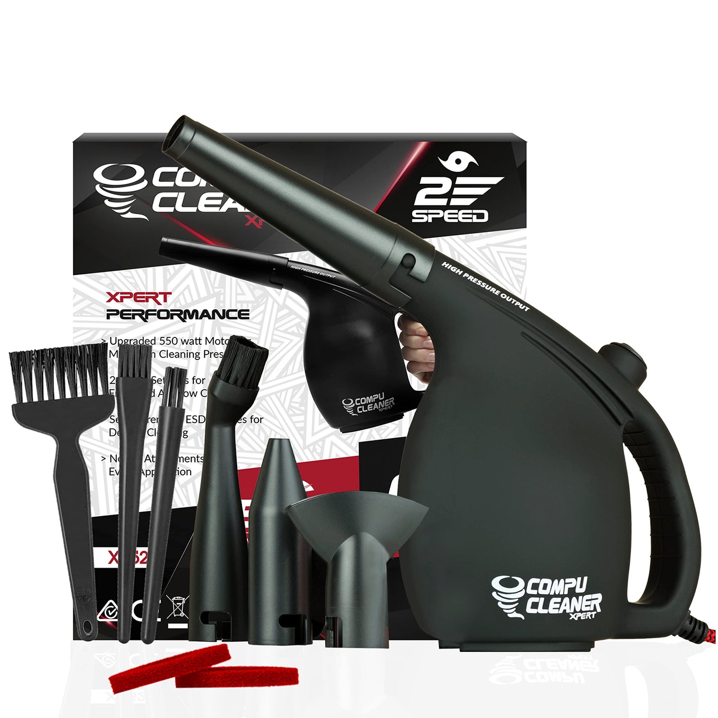 IT Dusters CompuCleaner Xpert Electric Air Duster Dust Blower