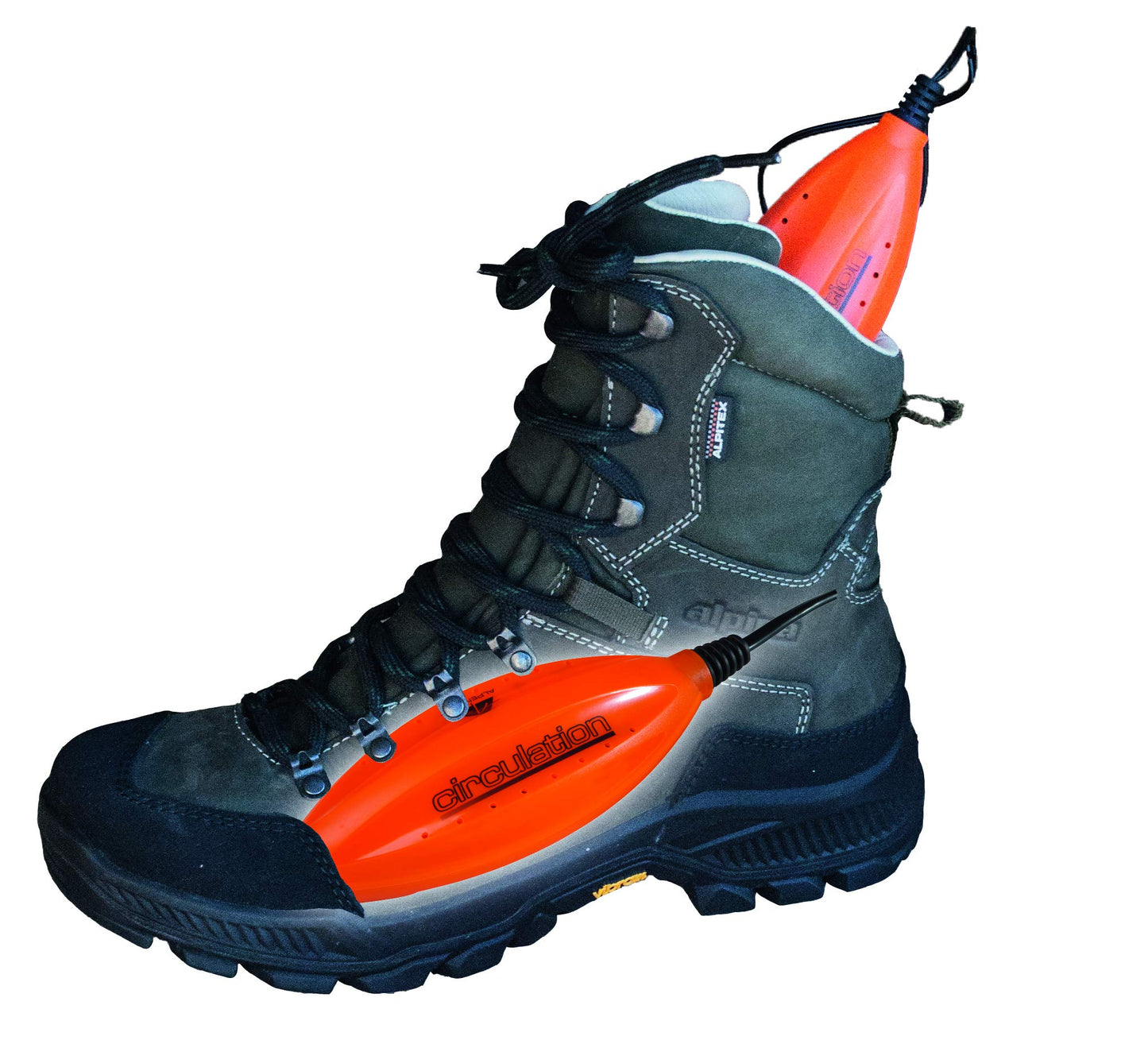 ALPENHEAT Circulation UV 230V Shoe Dryer, Orange, One Size