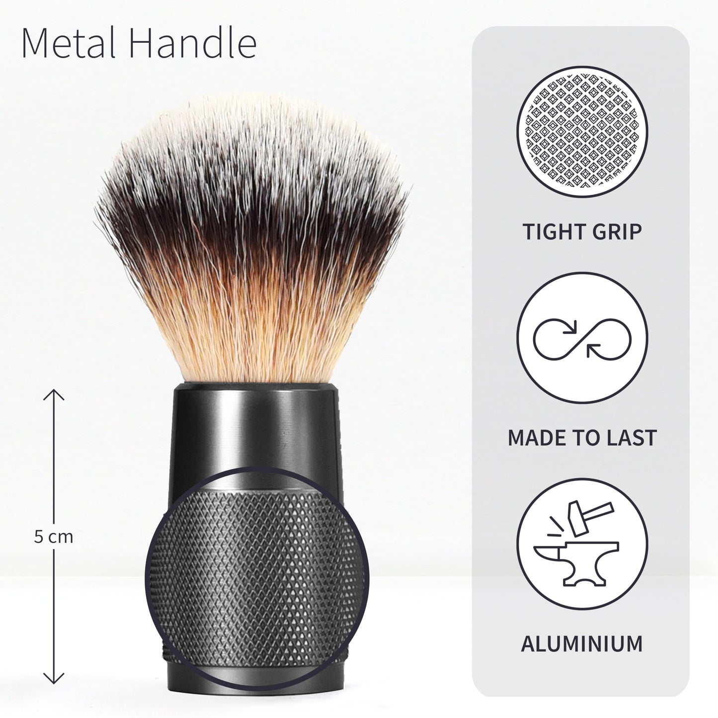Bambaw - Men's shaving set includes: 1 black safety razor with stand, 15 double-edged razor blades, 1 unscented shaving soap, & 1 black shaving brush. Gifts for men.