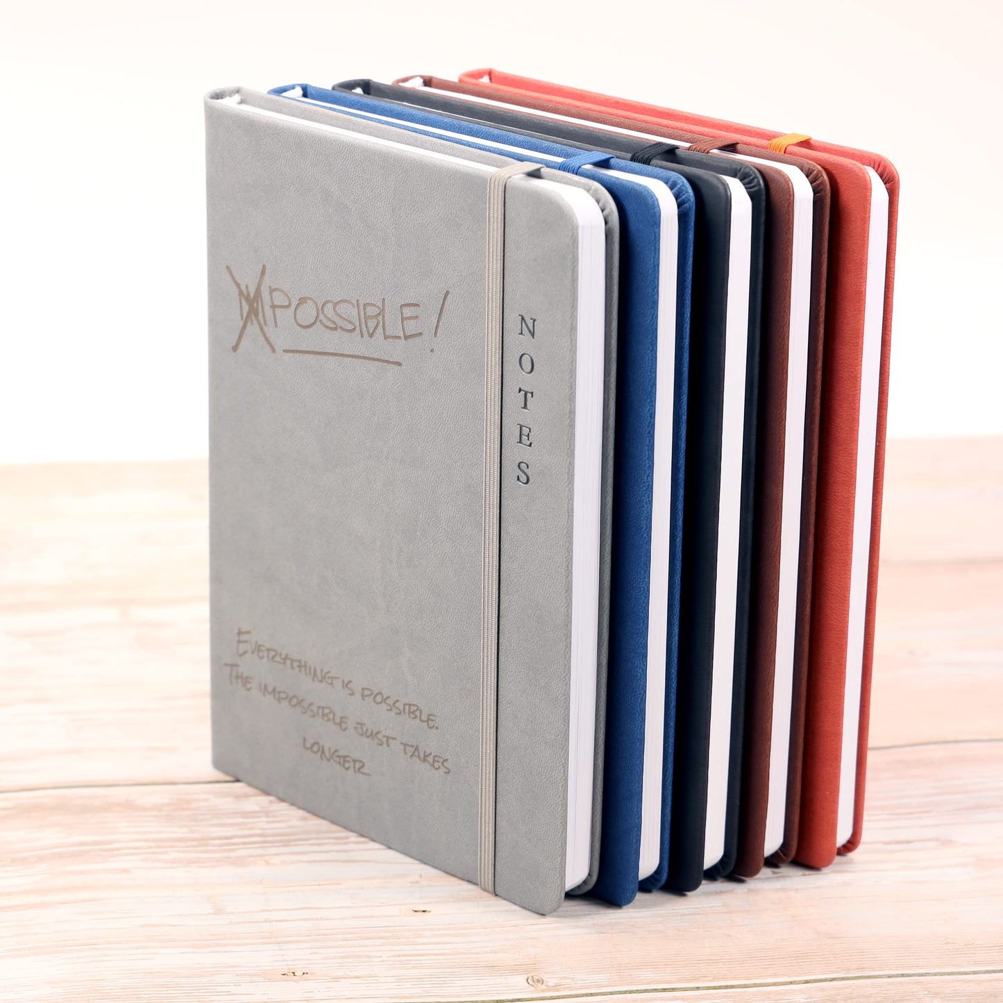 CustomDesign.Shop Personalized Hardcover Notebook | Create a completely unique gift | Laser-engraved gift idea - A4, Blue