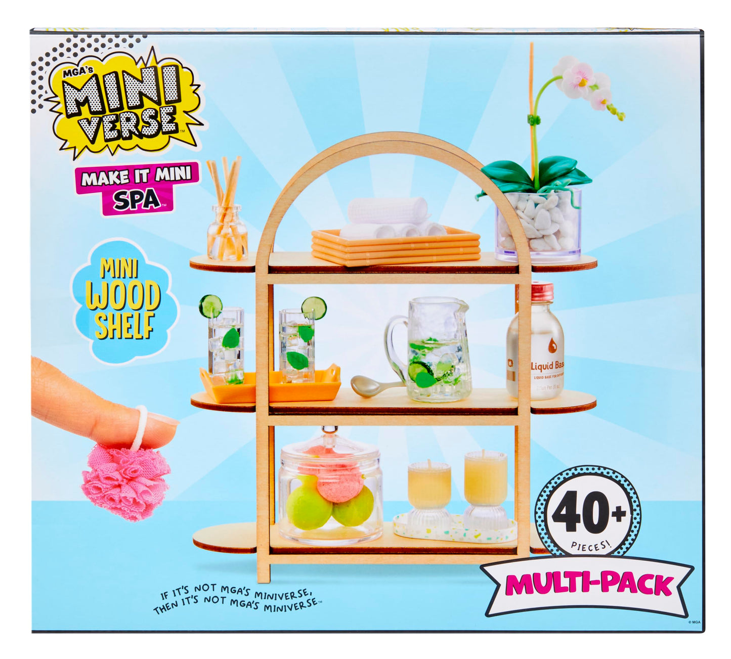 MGA's Miniverse Make It Mini Spa Multipack - Mini collector's items, DIY, Real spa products that actually work, for collectors & kids 8+, Not edible.