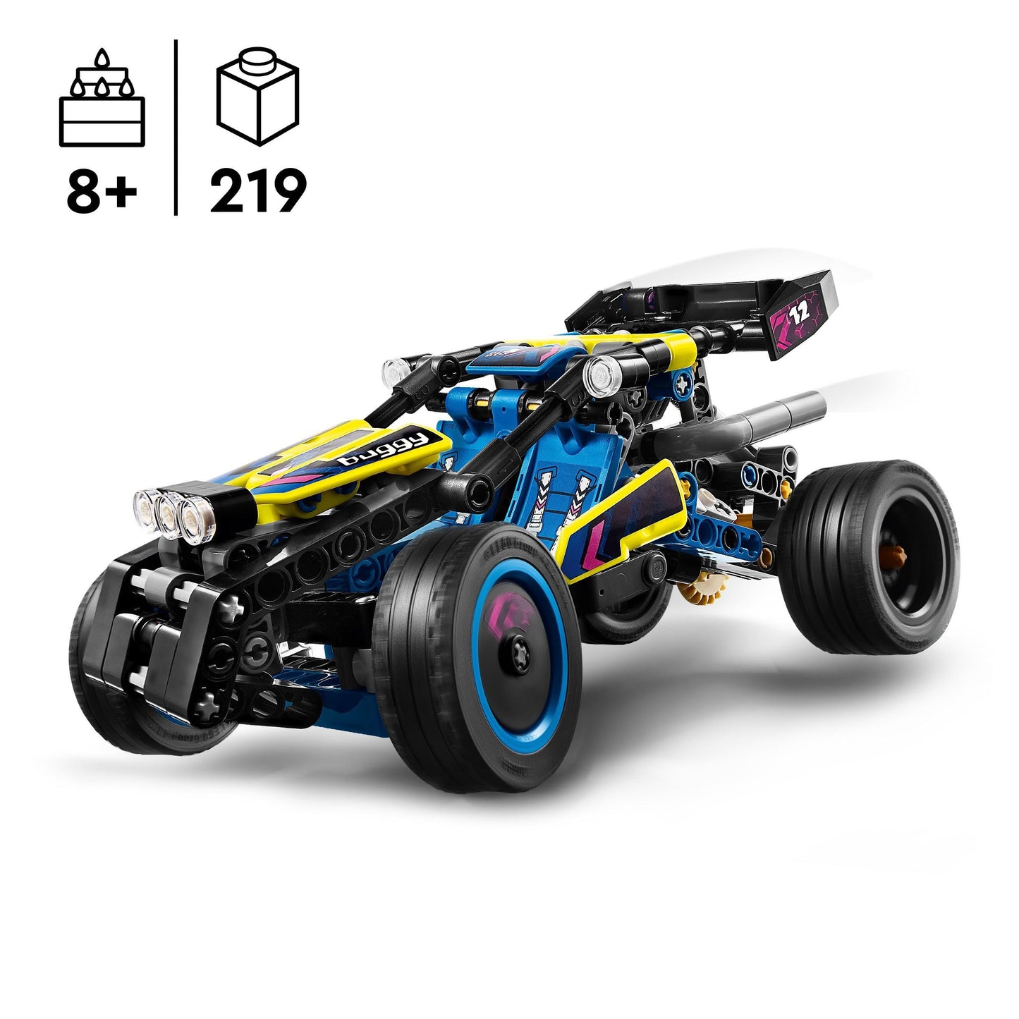 LEGO Technic John Deere 9700 Forage Harvester, buildable harvester toy & Technic Offroad Buggy, car toy for kids.