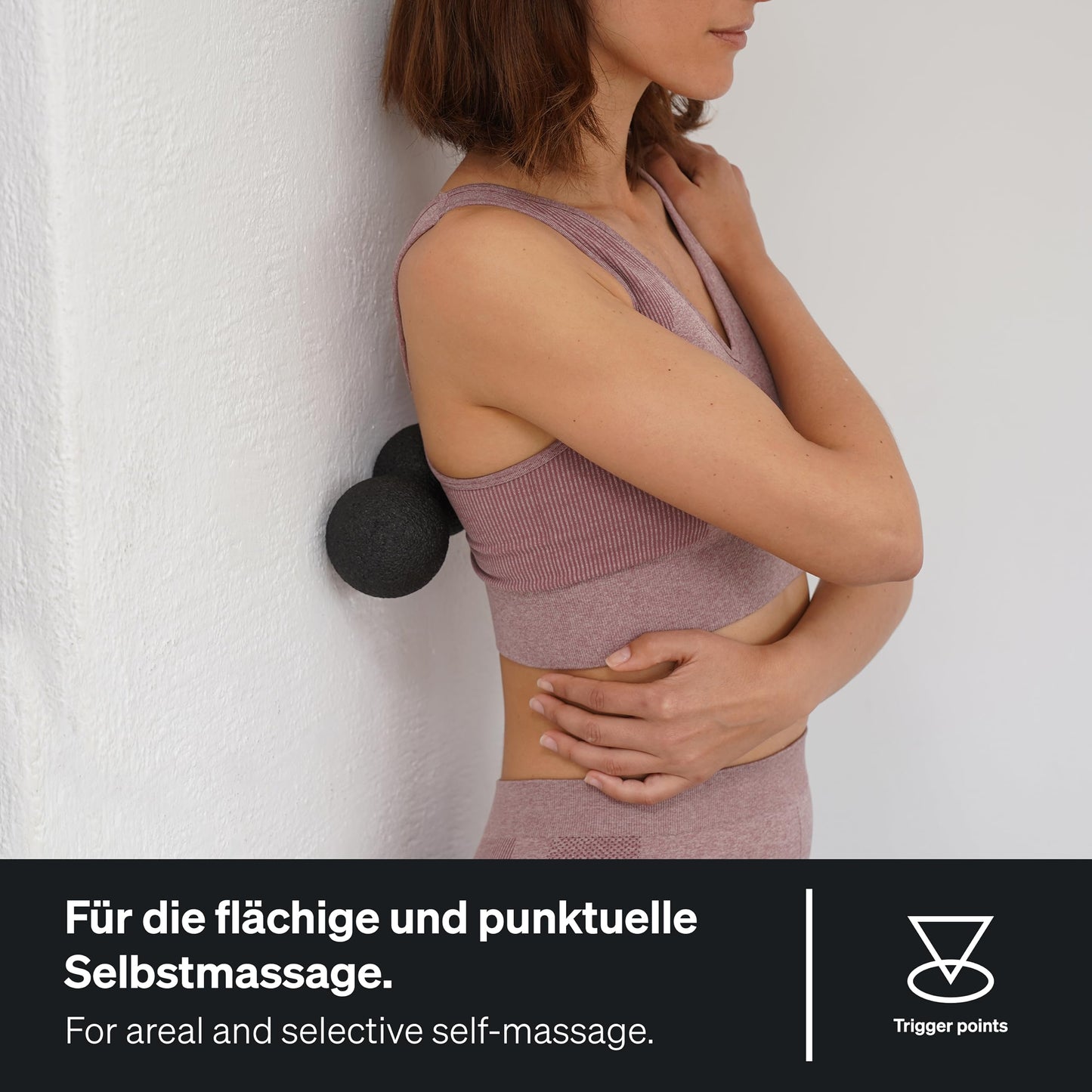 BLACKROLL® BLACKBOX fascia rollers for self-massage: Set includes STANDARD and MINI fascia rollers, BALL 08 fascia ball, and DUOBALL 08 for effective training. Made in Germany.