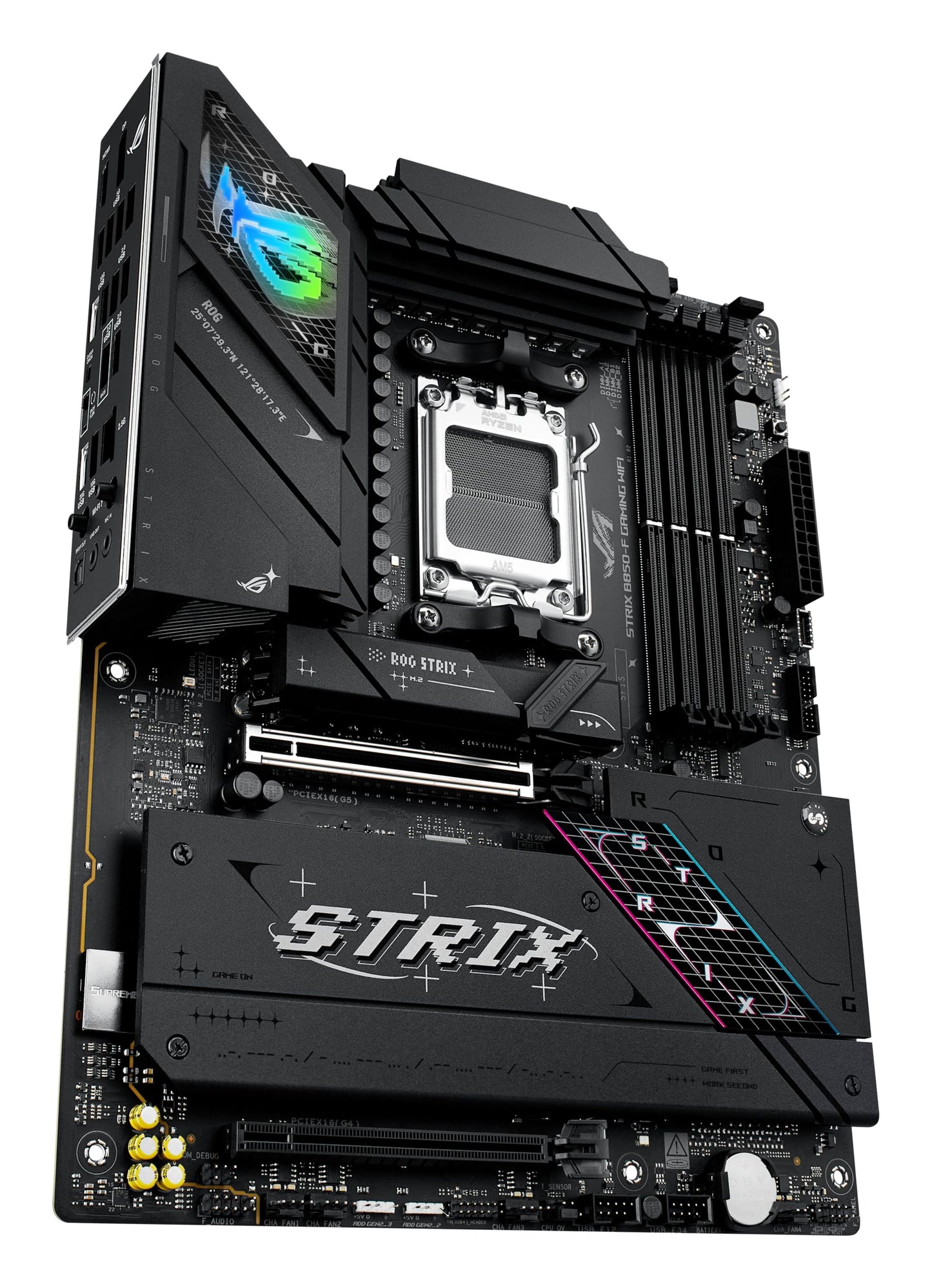 ASUS ROG Strix B850-F Gaming WiFi motherboard socket AMD AM5 (AMD B850, ATX, DDR5 memory, PCIe 5.0, WiFi 7, 2X PCIe 4.0 M.2, Aura Sync)