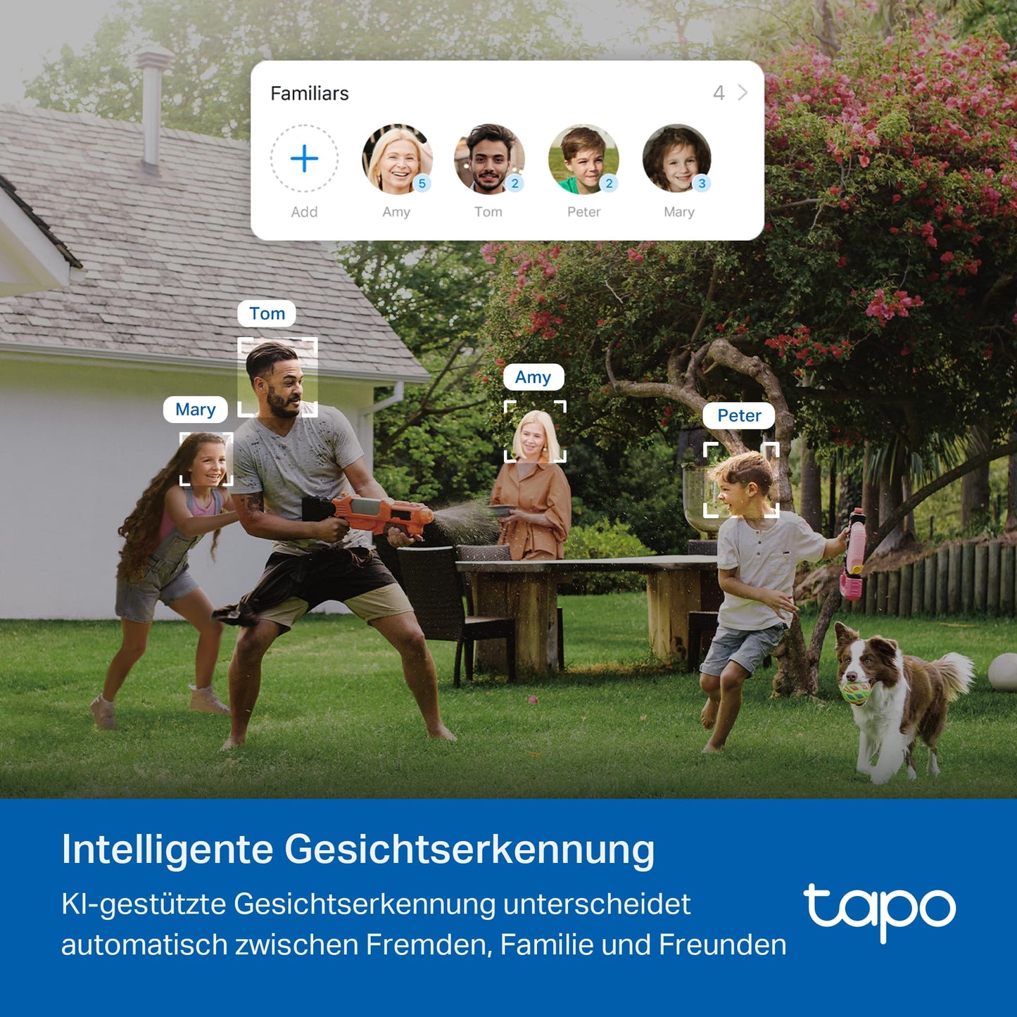 Tapo H500 HomeBase, 16GB built-in, expandable storage up to 16TB, supports 16 Tapo cameras & 64 sensors, local storage, HDMI, 5 GHz WLAN/Ethernet, built-in alarm, Matter compatible.