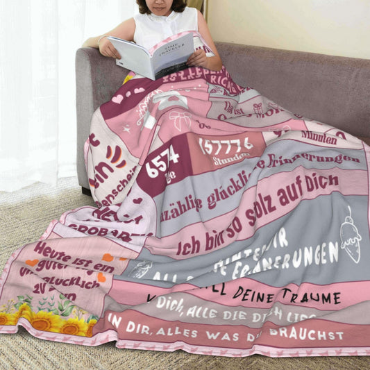 18th birthday girl gifts, 18th birthday girl gift ideas, gifts for 18th birthday girl, gifts for 18 year old daughter sister girlfriend, Fluffy throw blanket 130x150cm
