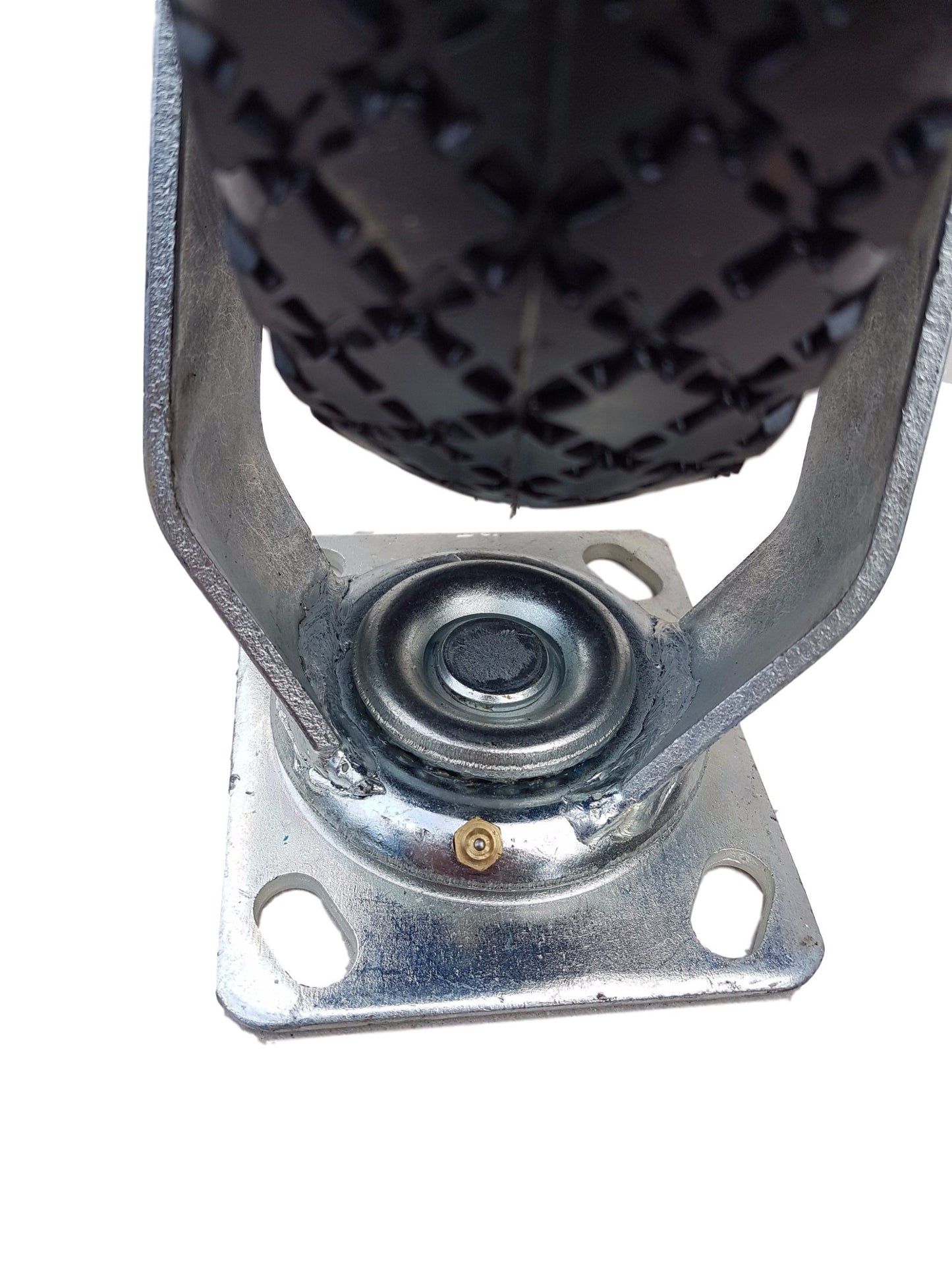 2 x swivel castor + 2 x fixed caster set Ø 260 x 85 mm | 3.00-4 wheel as a 4-part set | pneumatic wheel on silver steel rim | handcart & transport cart kit
