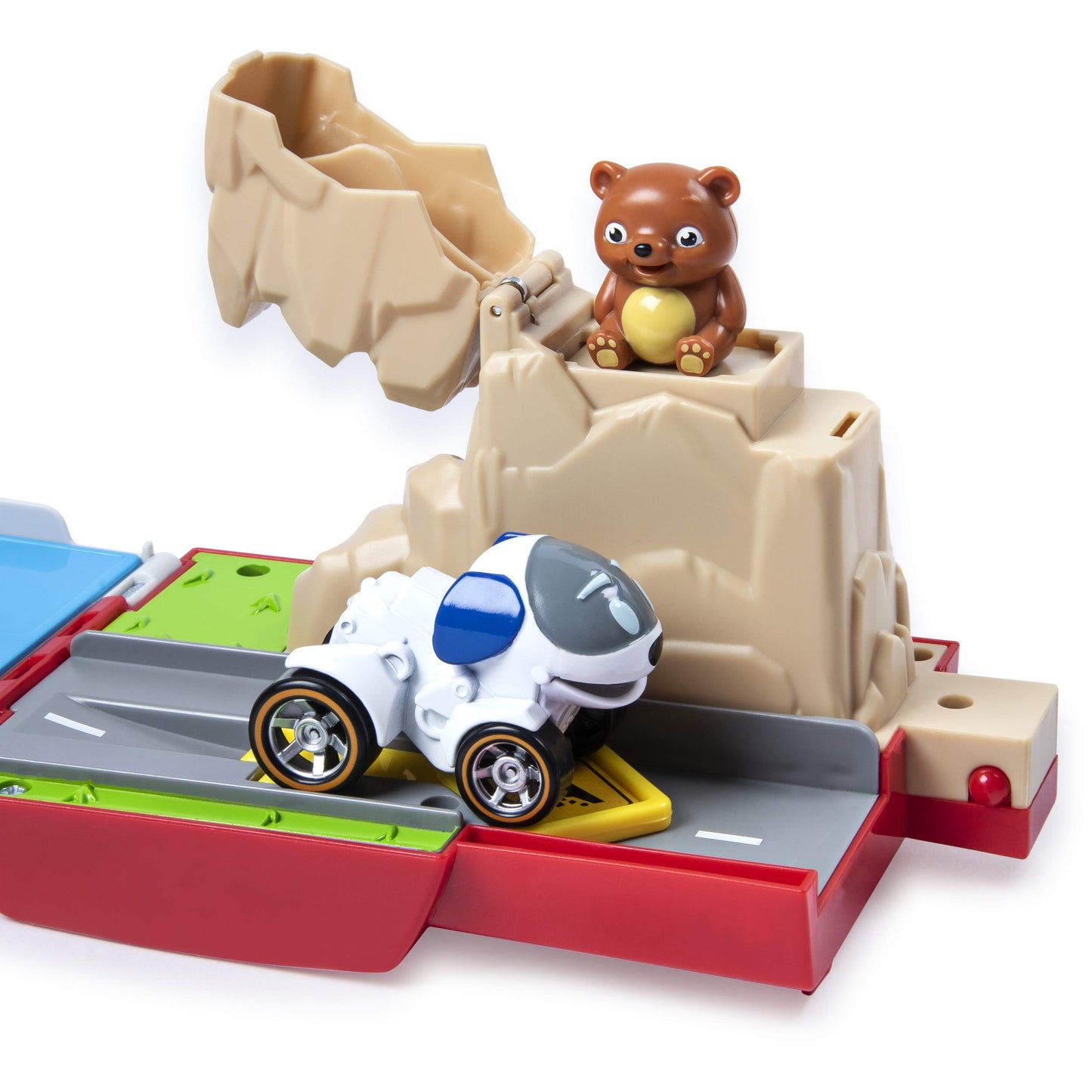 PAW PATROL True Metal Launch'N Haul PAW Patroller with Robodog, for True Metal die-cast vehicles, 1:55 scale, toy suitable for children aged 3 years and up.
