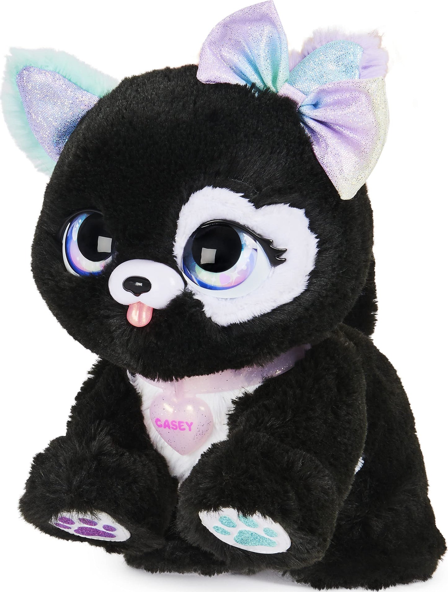 Interactive plush dog Rainbow Glitter with many sounds and functions, for ages 5 and up.