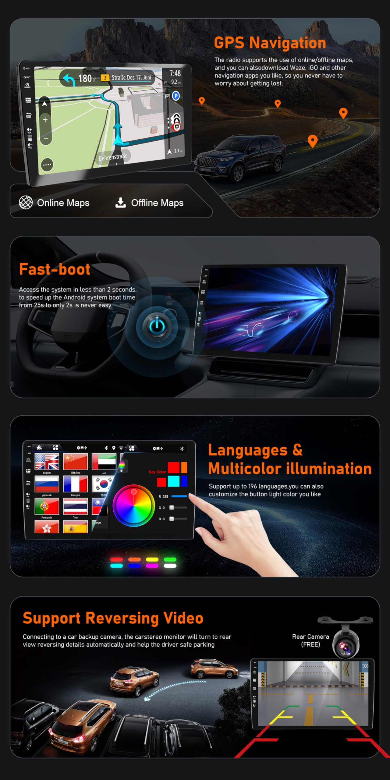 JOYX Android 10.0 car radio for Renault Duster/Dacia Sandero/Lada Xray 2/Renault Captur/Logan 2 | GPS 2 DIN | Free Canbus Camera | 8 inch | 2GB/32GB | Dab 4G WLAN Bluetooth MirrorLink