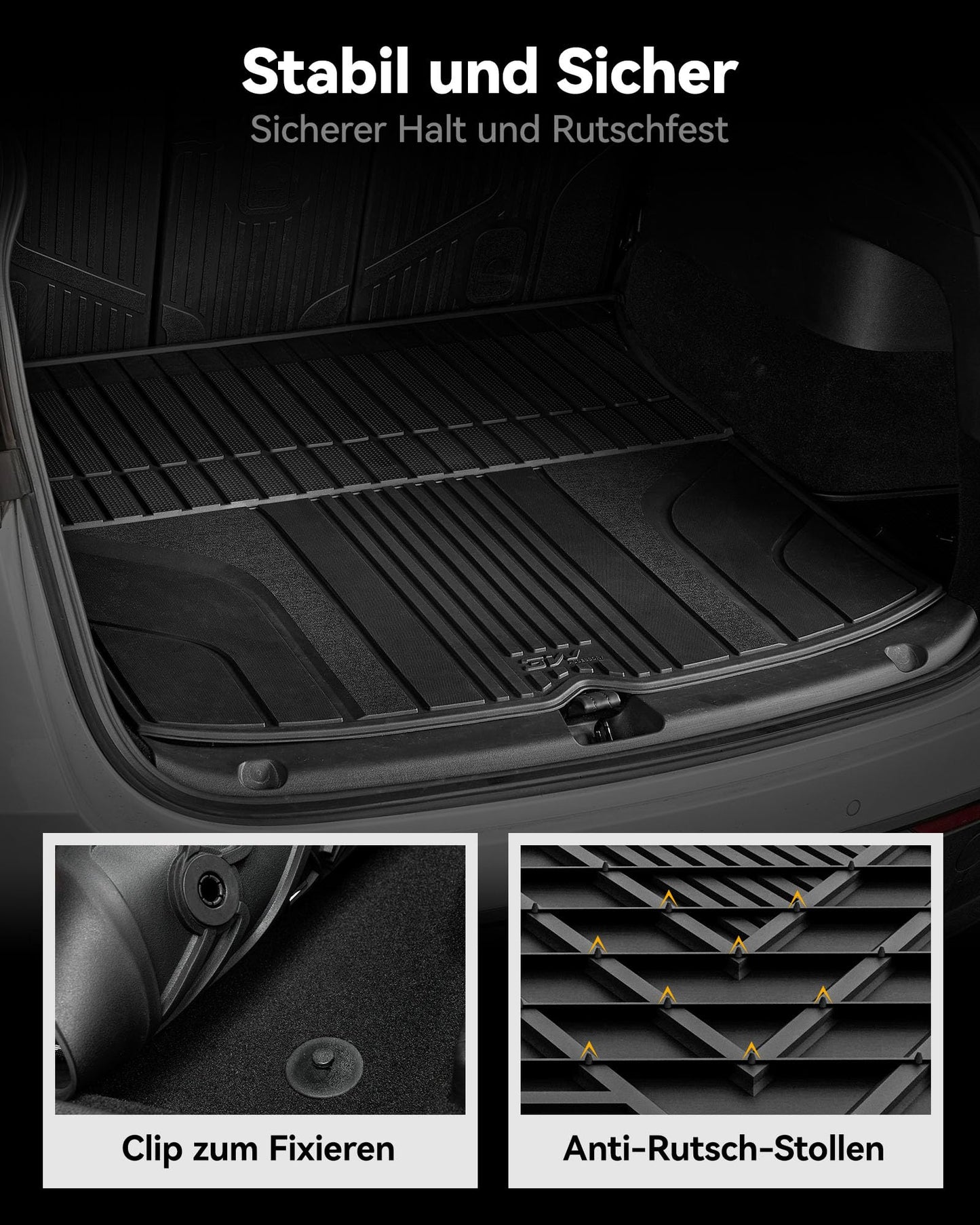 3W Tesla Model Y New 2025 2026 Juniper Floor Mats and Cargo Liner, TPE All-Weather Custom Fit Floor Mat 1-2 Rows and Cargo Mats Complete Set Tesla Model Y 2025 2026 Car Floor Mats Accessories
