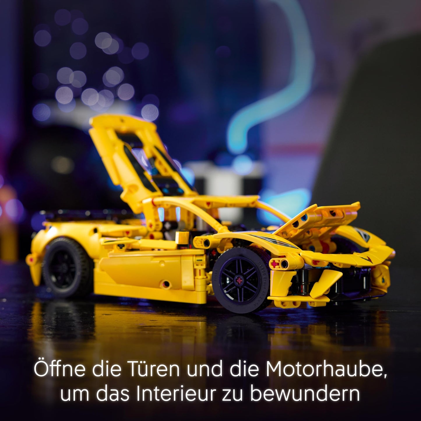 LEGO Technic Chevrolet Corvette Stingray - Collectible building toy - Toy sports car model - Gift for boys and girls ages 9+ who love toy cars 42205
