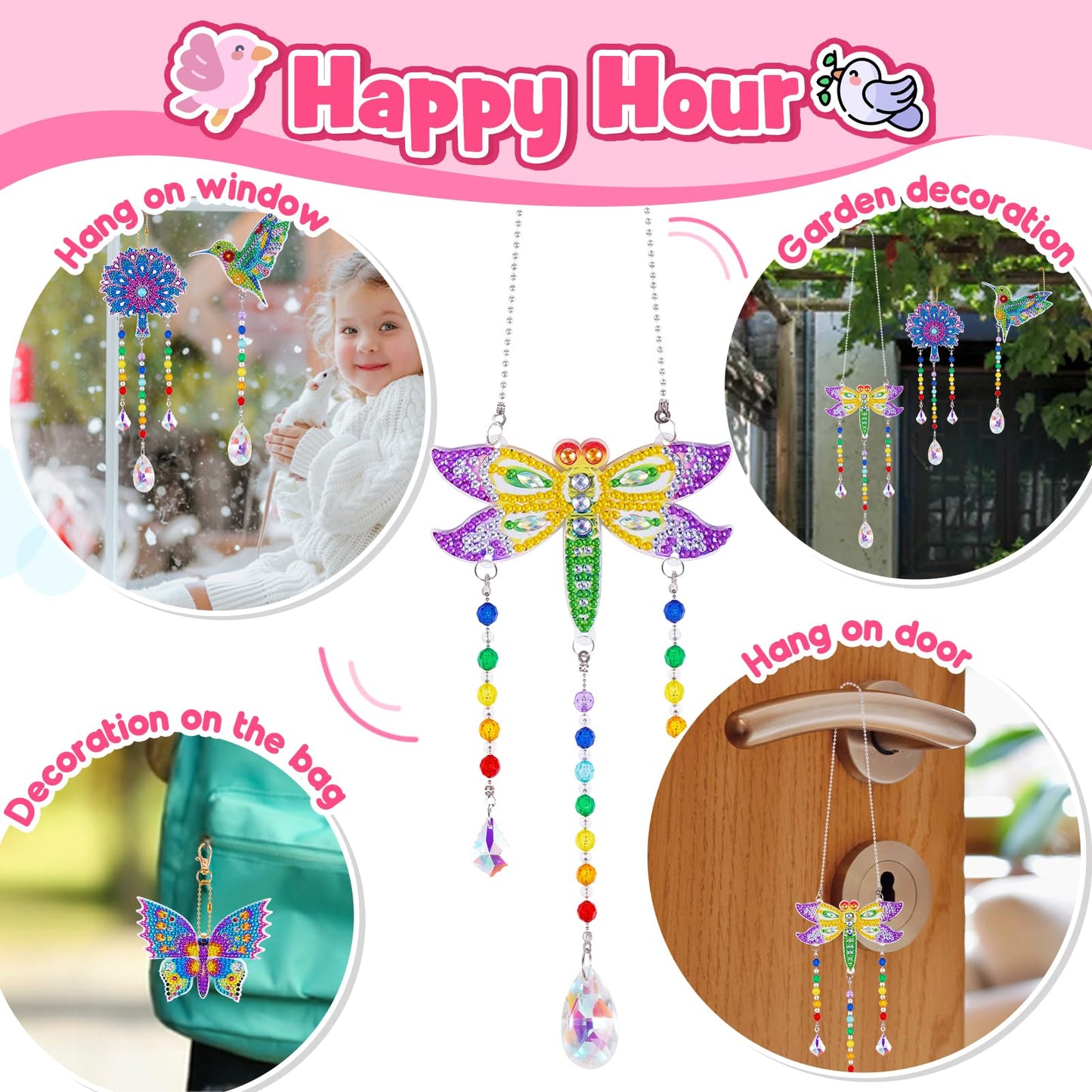 iKidiki craft sets for kids, gifts for 6, 7, 8, 9, and 10-year-old girls