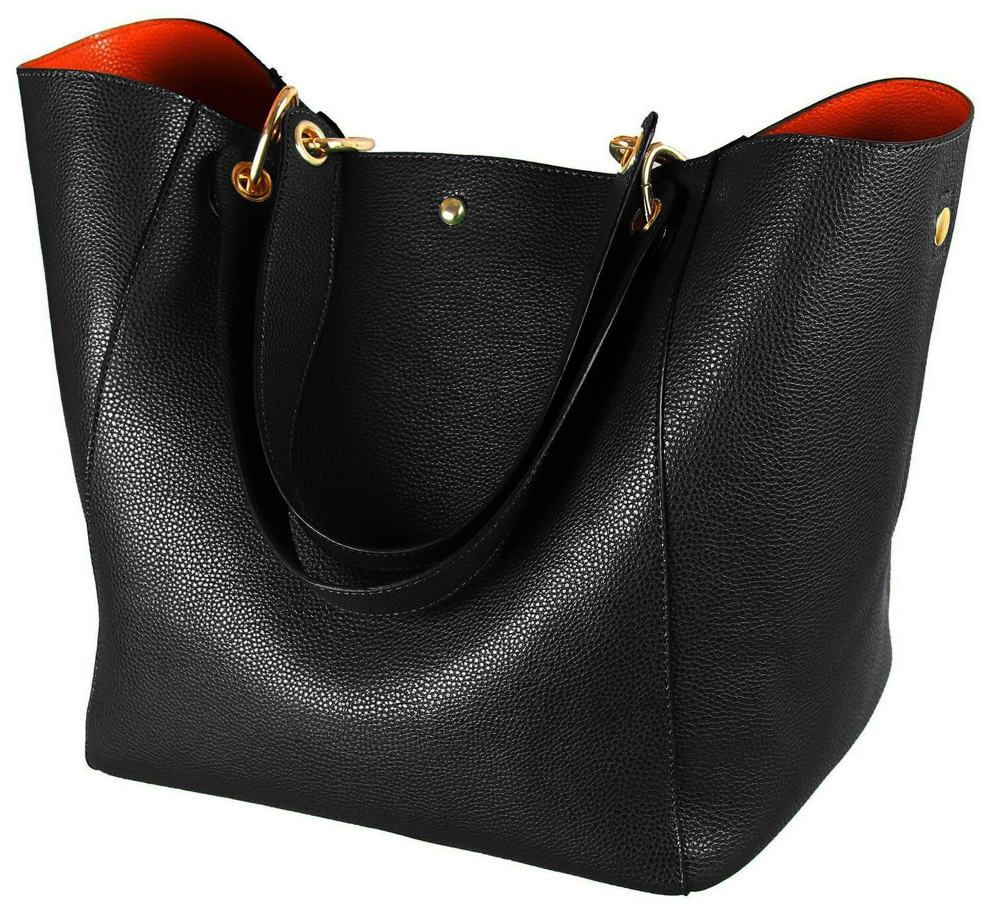 sqlp Women's Leather Large Shopper Bag Tote Bag Student School Bag Work Handbags