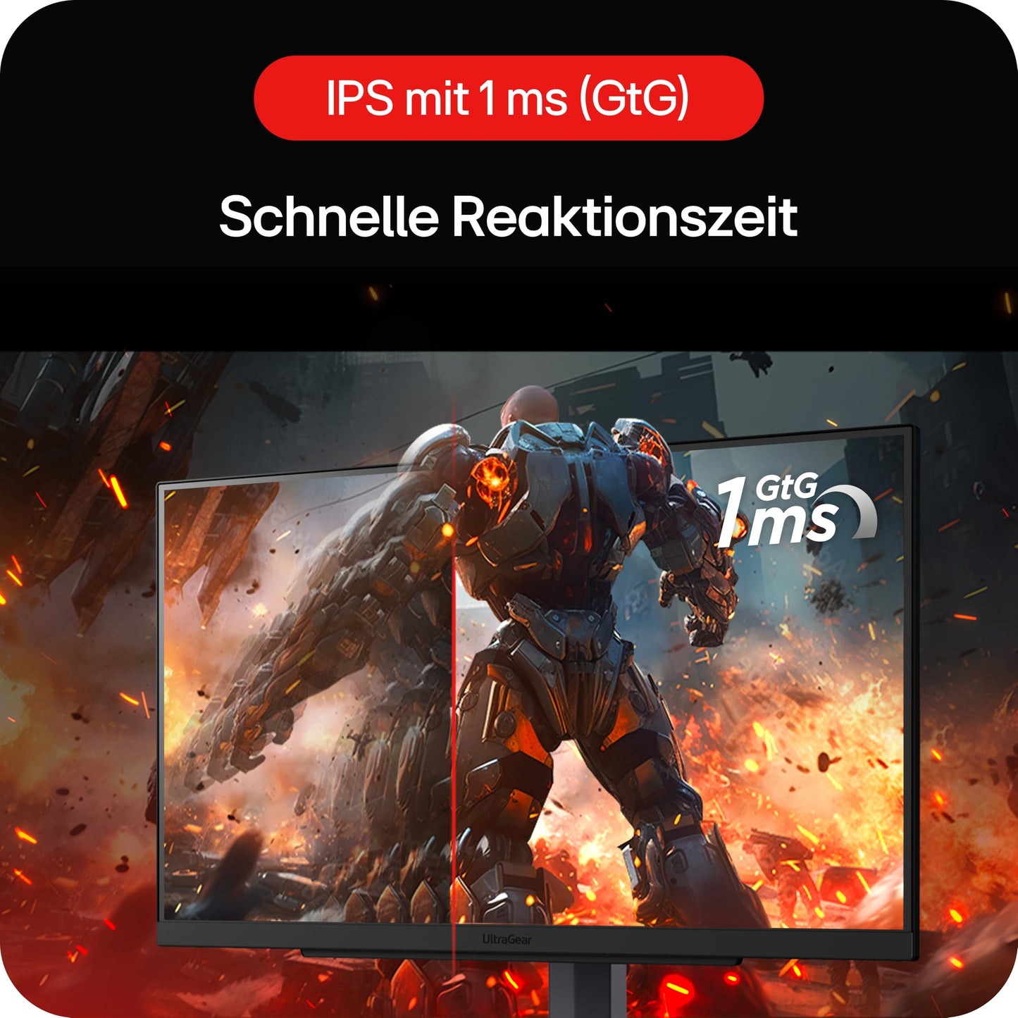 LG Electronics 32GS75QX-B.AEU UltraGear™ QHD Gaming IPS Monitor 32" (80 cm), 2560 x 1440, 16:9, 1ms GtG, 180 Hz, HDR10, 400 cd/m² brightness (typ.), NVIDIA G-Sync™ Compatible, AMD FreeSync™ - Grey