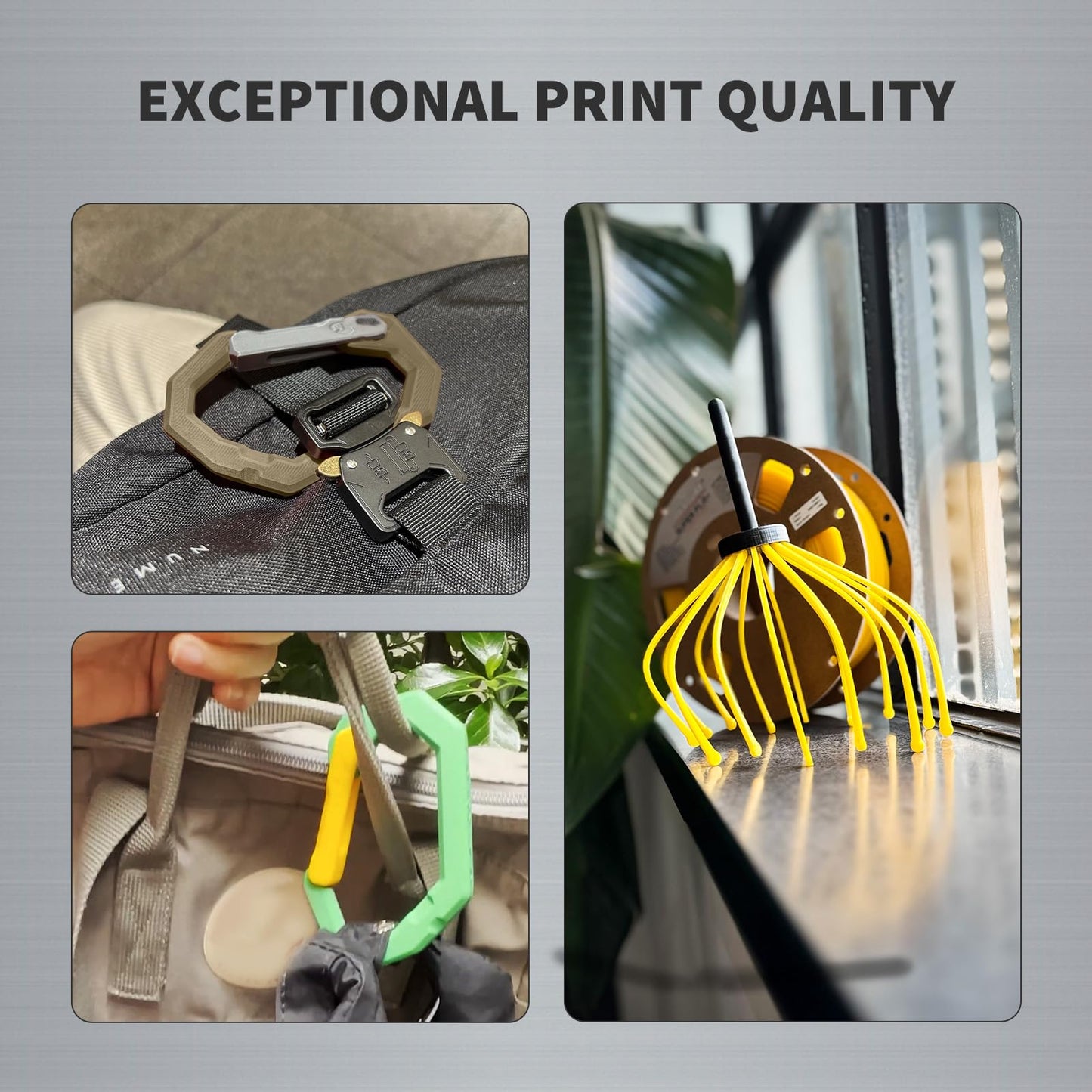 OVERTURE Super PLA+ Filament 1.75mm, 1kg spool (2.2lbs), dimensional accuracy +/- 0.03mm, for 3D printers (Light Brown)